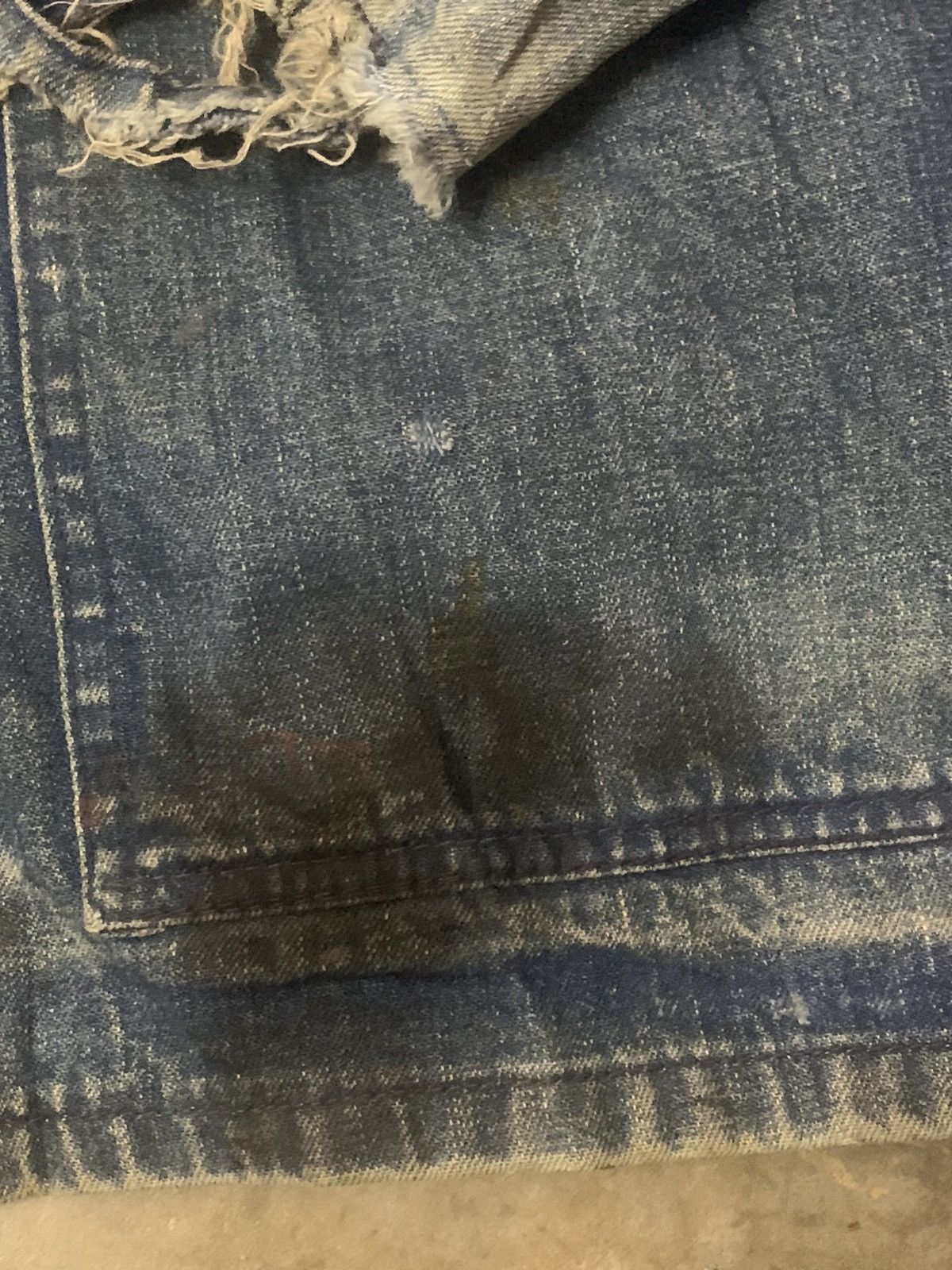 Vintage Vintage 60’s Carters / Gentry Nyc Flare Denim Shirt Size US XL / EU 56 / 4 - 3 Thumbnail