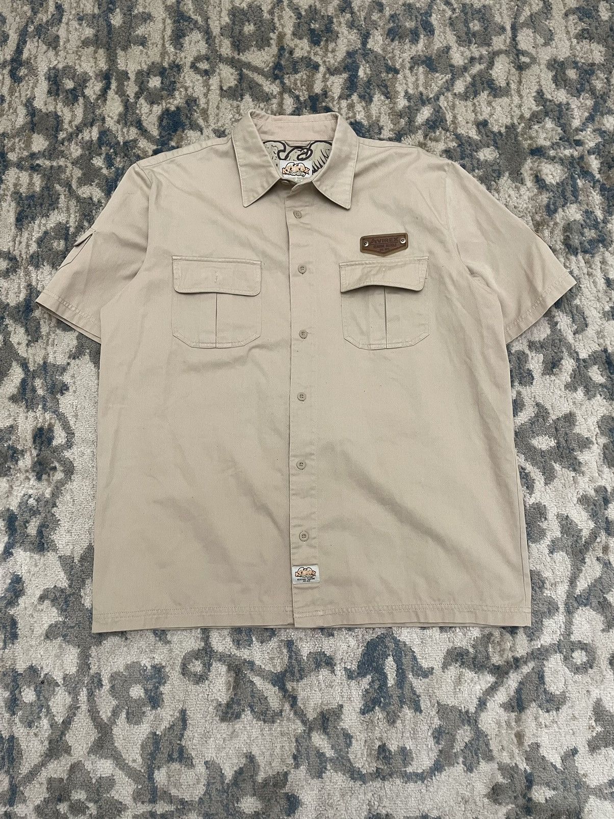 Polo Ralph Lauren Vintage Avirex 90s Brown Button Up Shirt Our Legacy Size US L / EU 52-54 / 3 - 2 Thumbnail