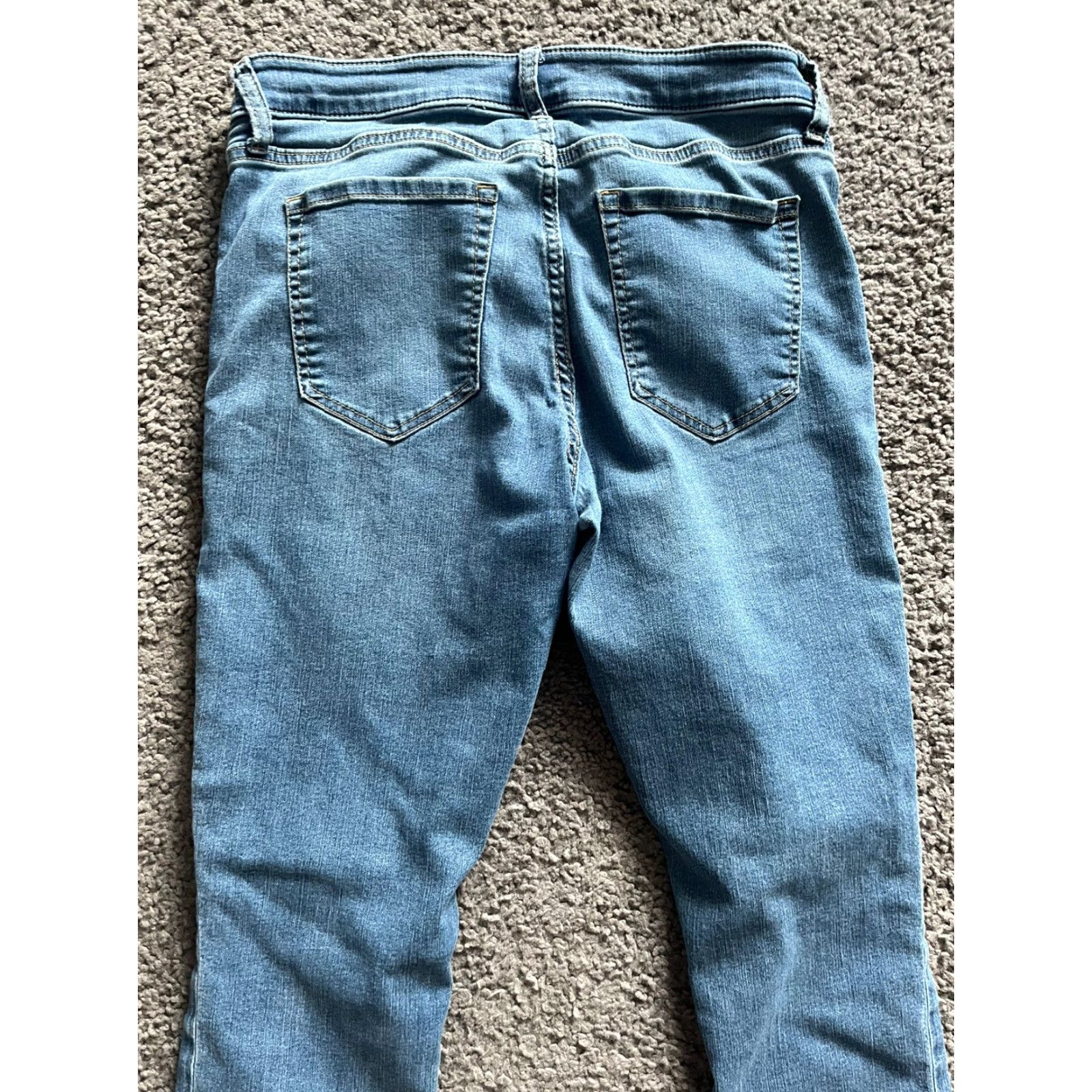 Gap VINTAGE Gap Jeans Women’s 28 Blue Denim TRUE SKINNY Mid Rise Dark Wash Modern Size 28" / US 6 / IT 42 - 4 Thumbnail