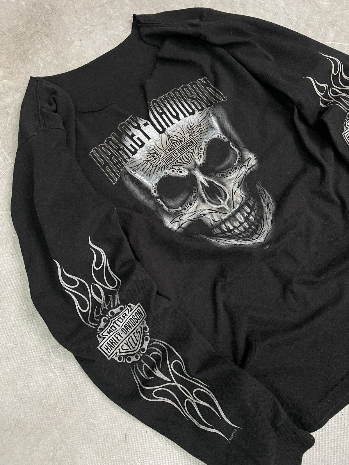 Harley Davidson Harley Davidson style faded flames eagles 90s style hype Size US M / EU 48-50 / 2 - 4 Thumbnail