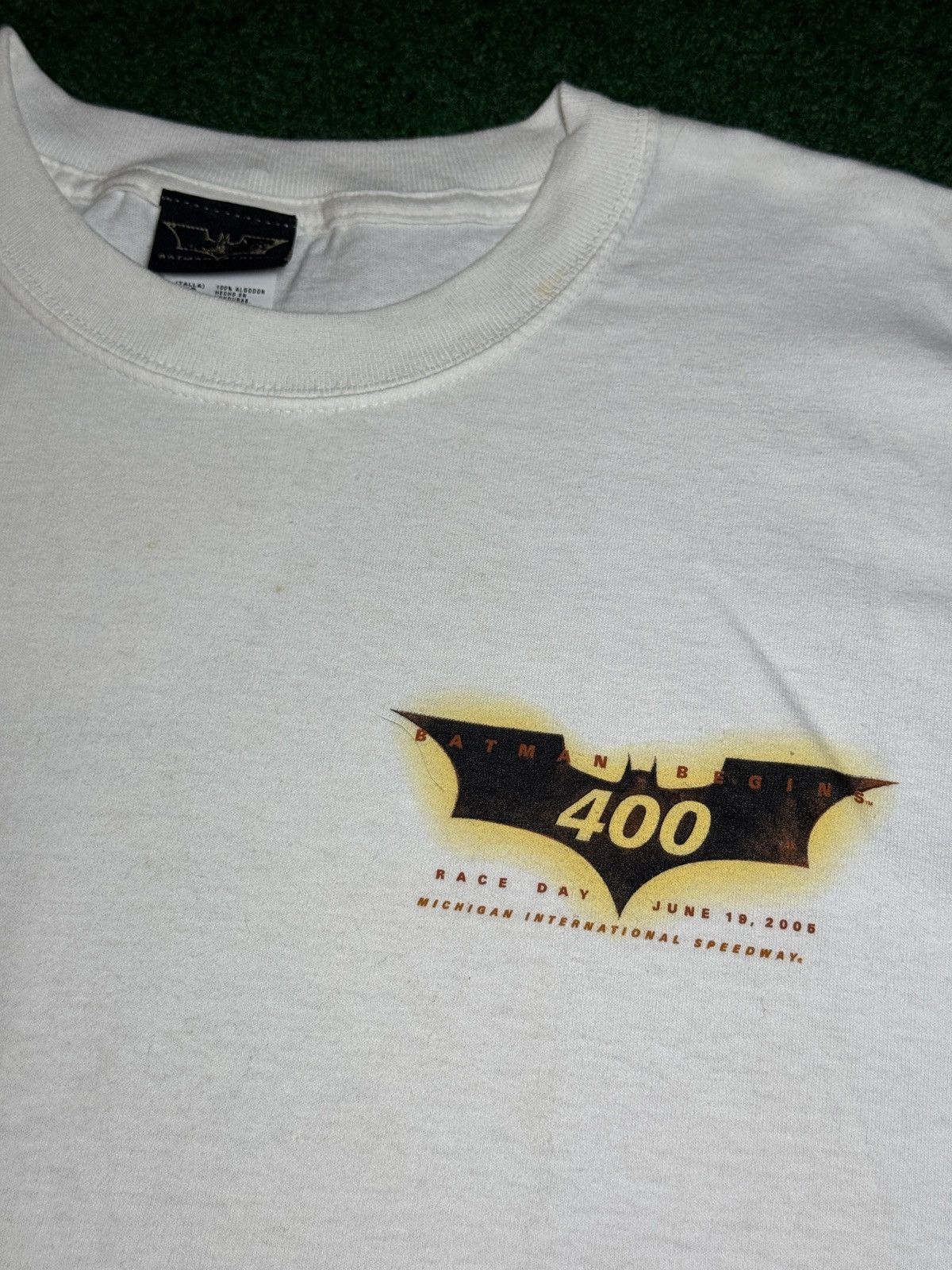 Vintage Vtg Batman Begins Movie Christian Bale 2005 Nascar T Shirt Size US XL / EU 56 / 4 - 4 Thumbnail