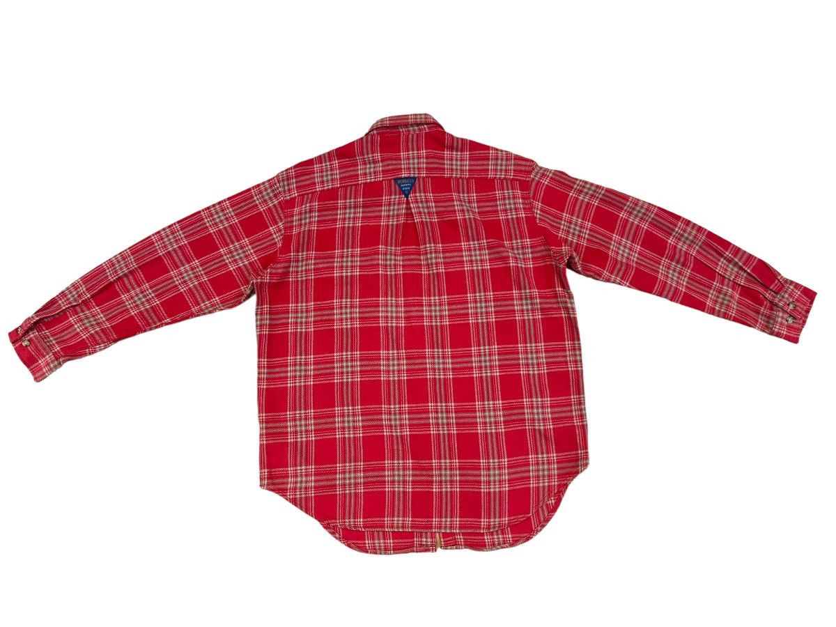Fiorucci Vintage Fiorucci Safety Jeans Italy Check Flannel Shirt Size US M / EU 48-50 / 2 - 2 Thumbnail