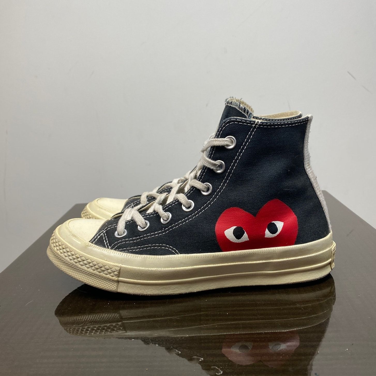Converse Converse Comme des Garcons Play High Canvas Sneakers W's 7 Size US 7 / IT 37 - 5 Thumbnail