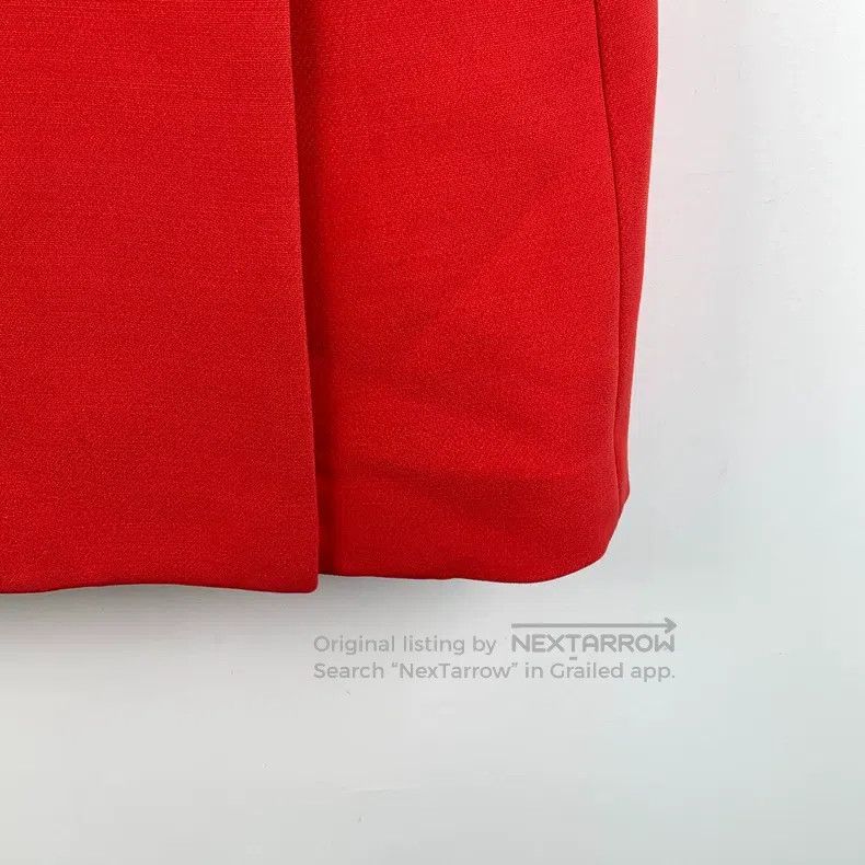 Dior Dior Red wool V-neck double-breasted sleeveless dress Size XS / US 0-2 / IT 36-38 - 4 Thumbnail