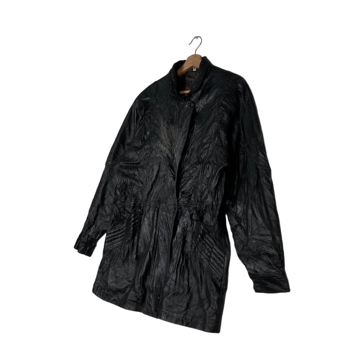 Japanese Brand 🔥Vtg Sheepskin Leather Jacket Nabornon Inspire Undercover Size US M / EU 48-50 / 2 - 2 Thumbnail