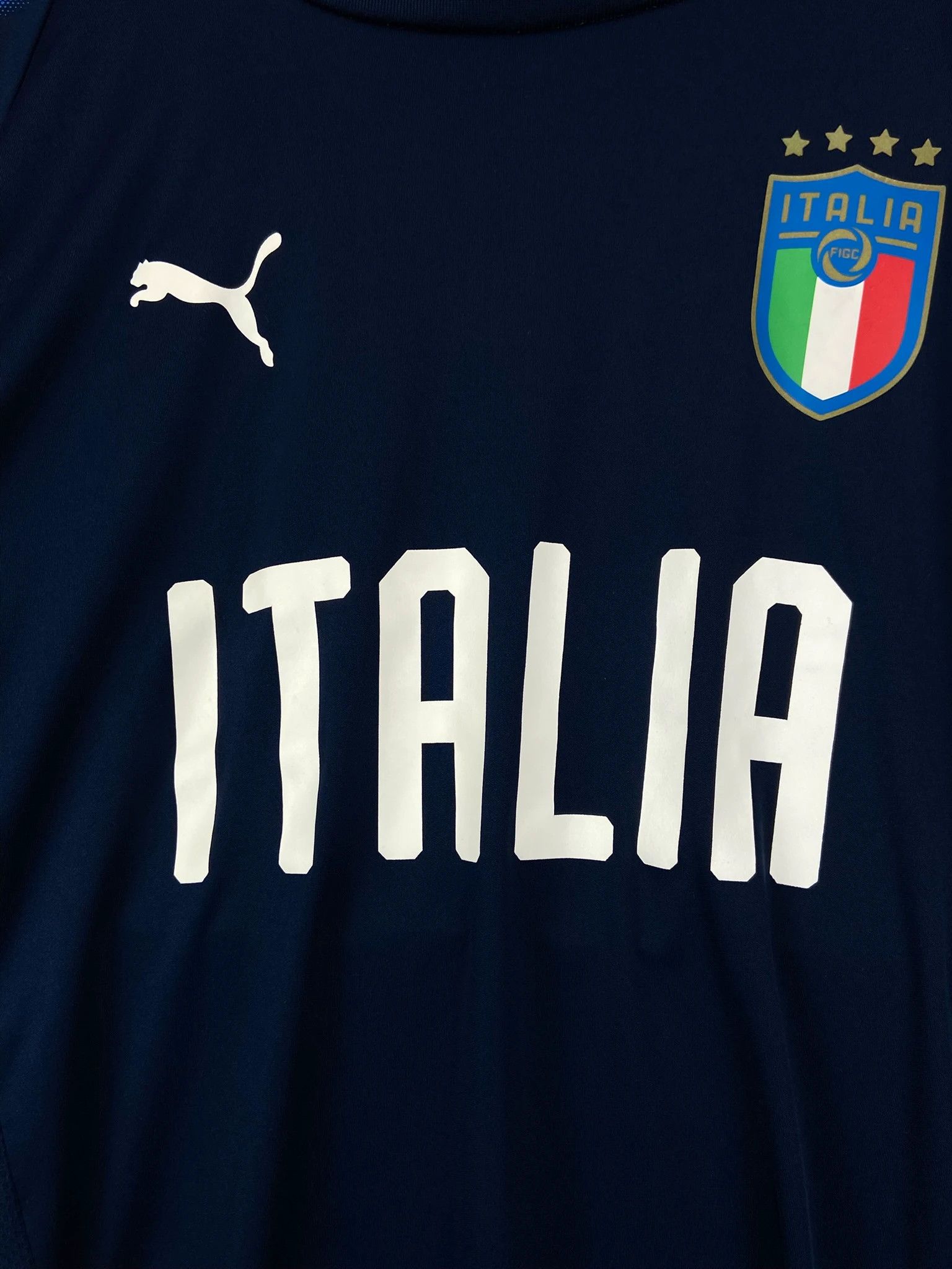 Puma Puma x Italia navy football jersey XL Size US XL / EU 56 / 4 - 4 Thumbnail