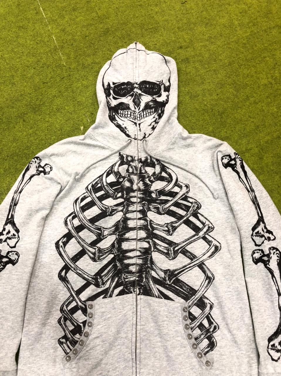If Six Was Nine Glad News Skeleton Full Zip Hoodie Size US M / EU 48-50 / 2 - 2 Thumbnail
