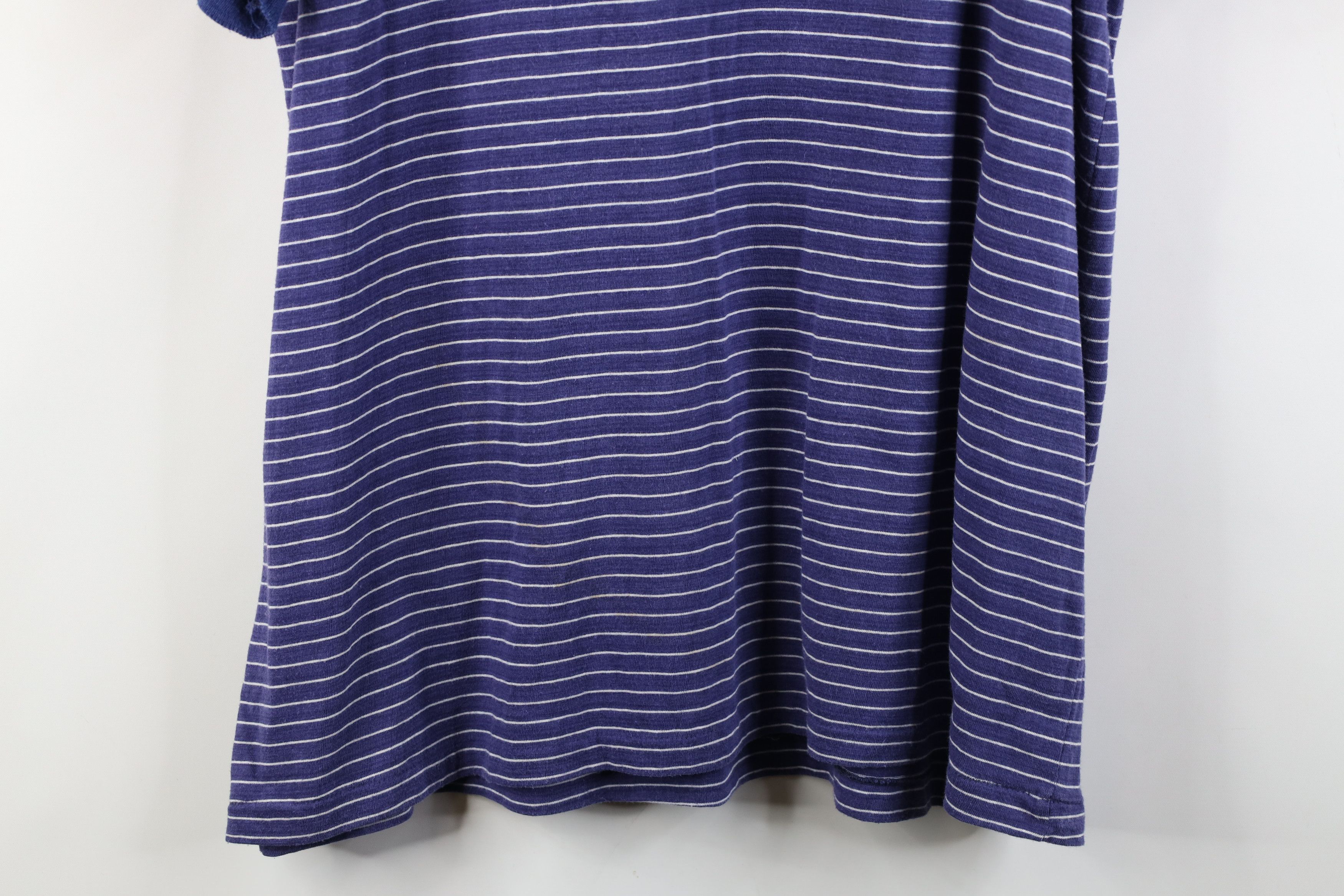 Vintage Vintage 70s Streetwear Striped Knit Collared Golf Polo Shirt Size US XL / EU 56 / 4 - 11 Thumbnail
