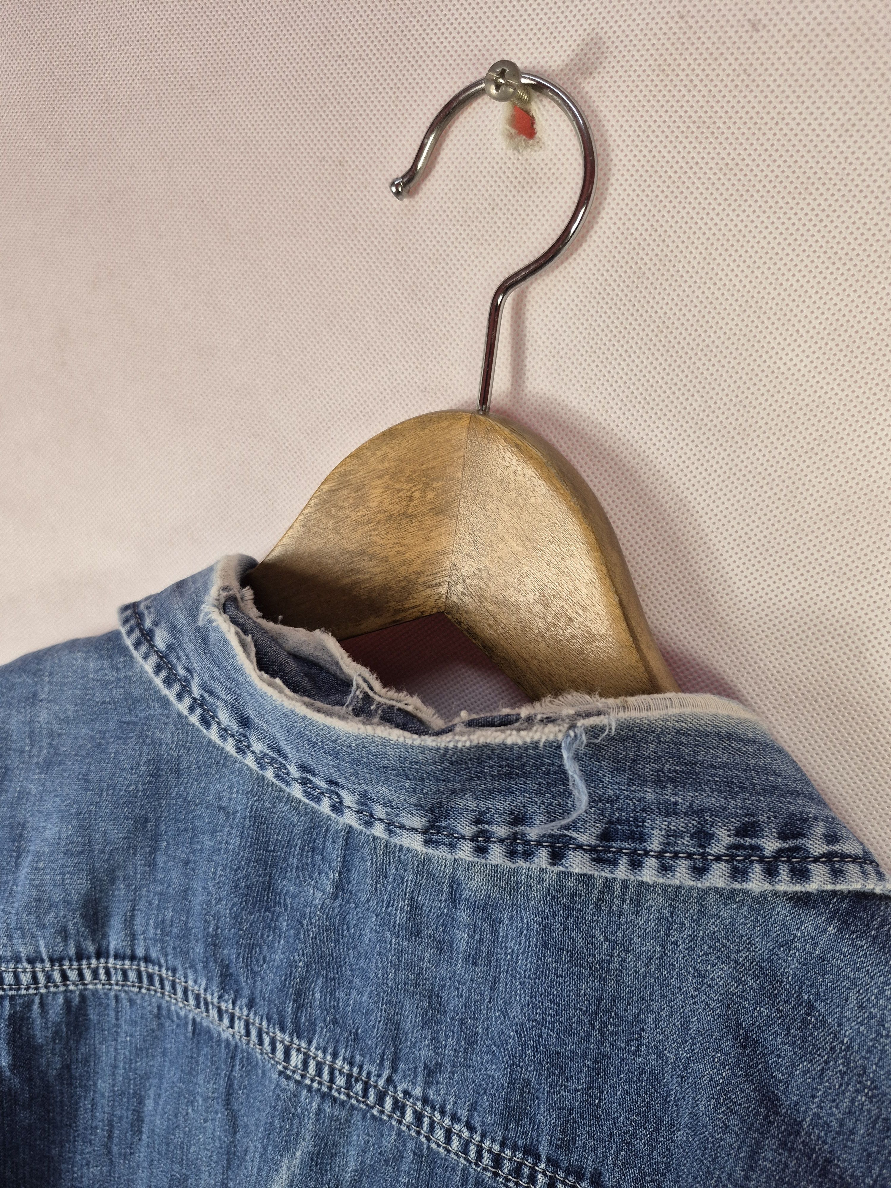Blue Blue Japan 🔥 Vintage Distressed Blue Blue Japan Button Up Shirt Size US L / EU 52-54 / 3 - 13 Thumbnail