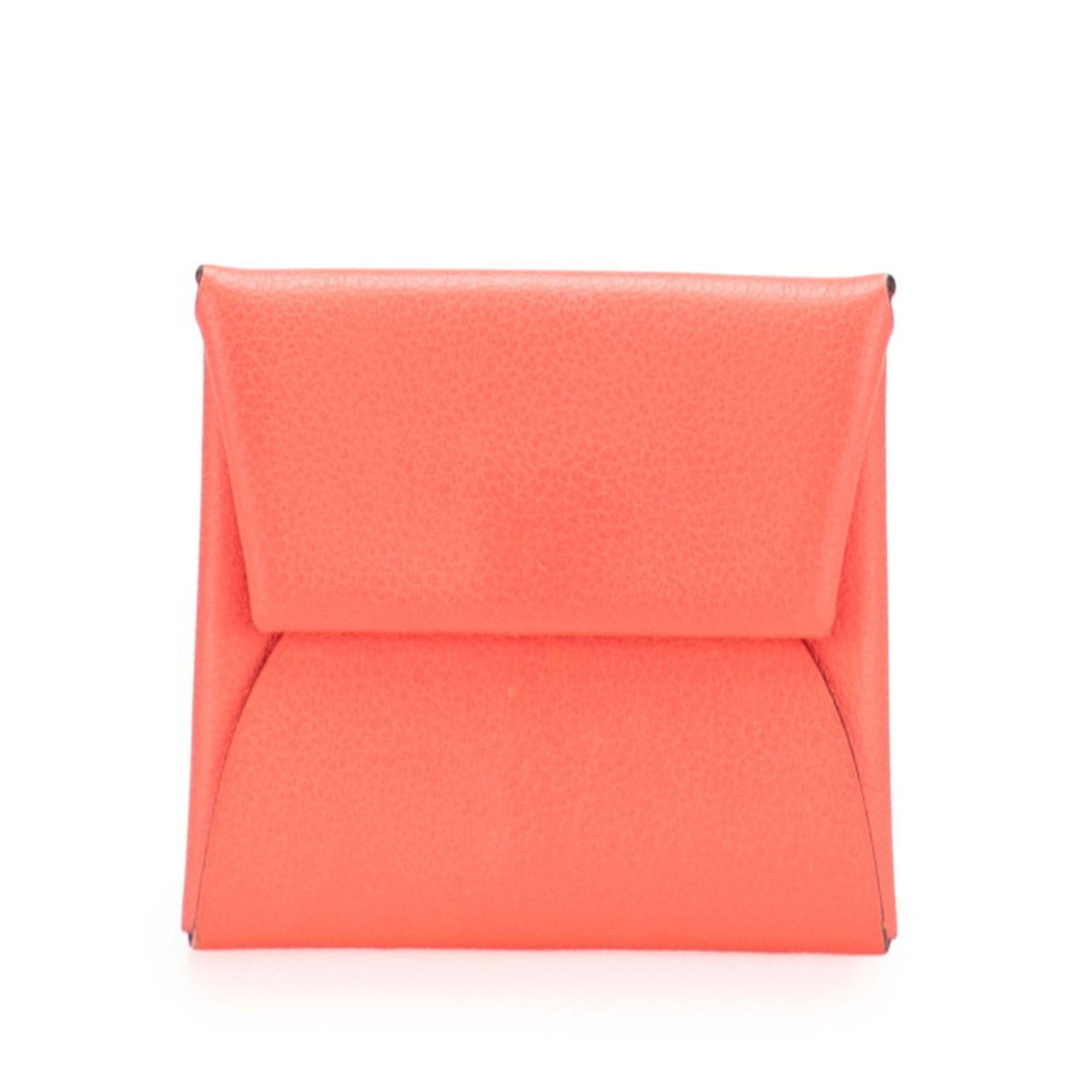 Hermes Hermès Bastia Verso Wallet/Coin Purse, Pink Chevre, Women's, HERMES Size ONE SIZE - 1 Thumbnail