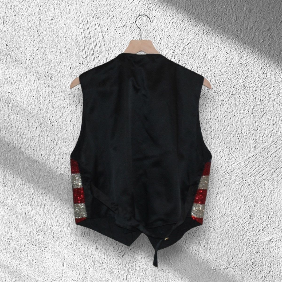 Vintage Vintage American Flag Sequin Vest USA Women’s Size XL / US 12-14 / IT 48-50 - 3 Thumbnail