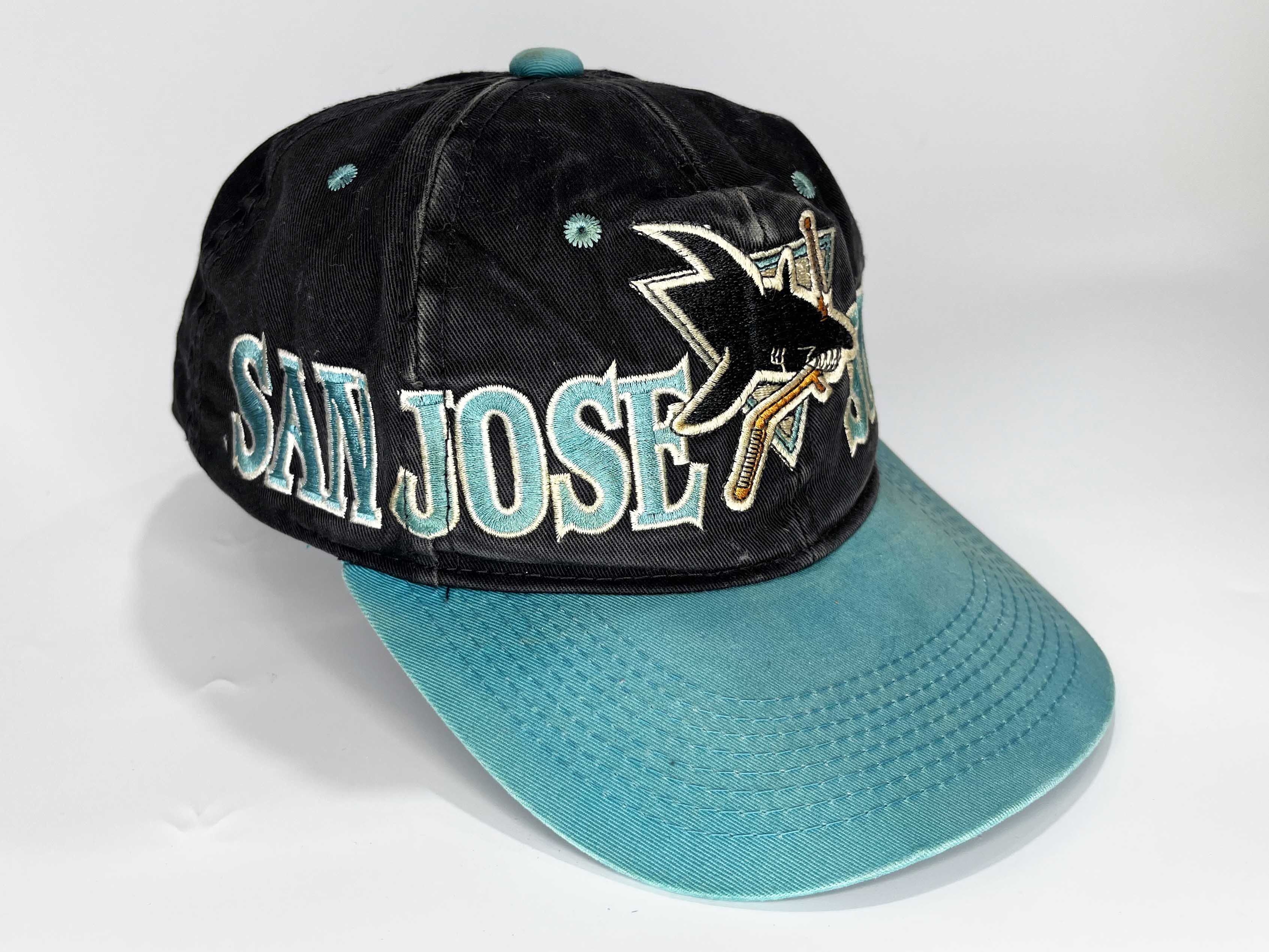 NHL Vintage NHL San Jose Sharks Hockey Snapback Cap Hat Size ONE SIZE - 3 Thumbnail