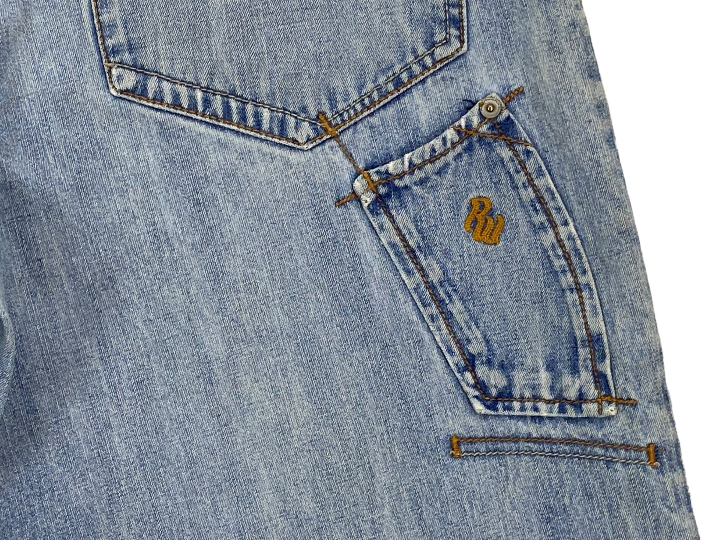 Rocawear Rocawear Carpenter Jeans Hip Hop Jay Z Medium Wash Men Jeans Size US 32 / EU 48 - 8 Thumbnail