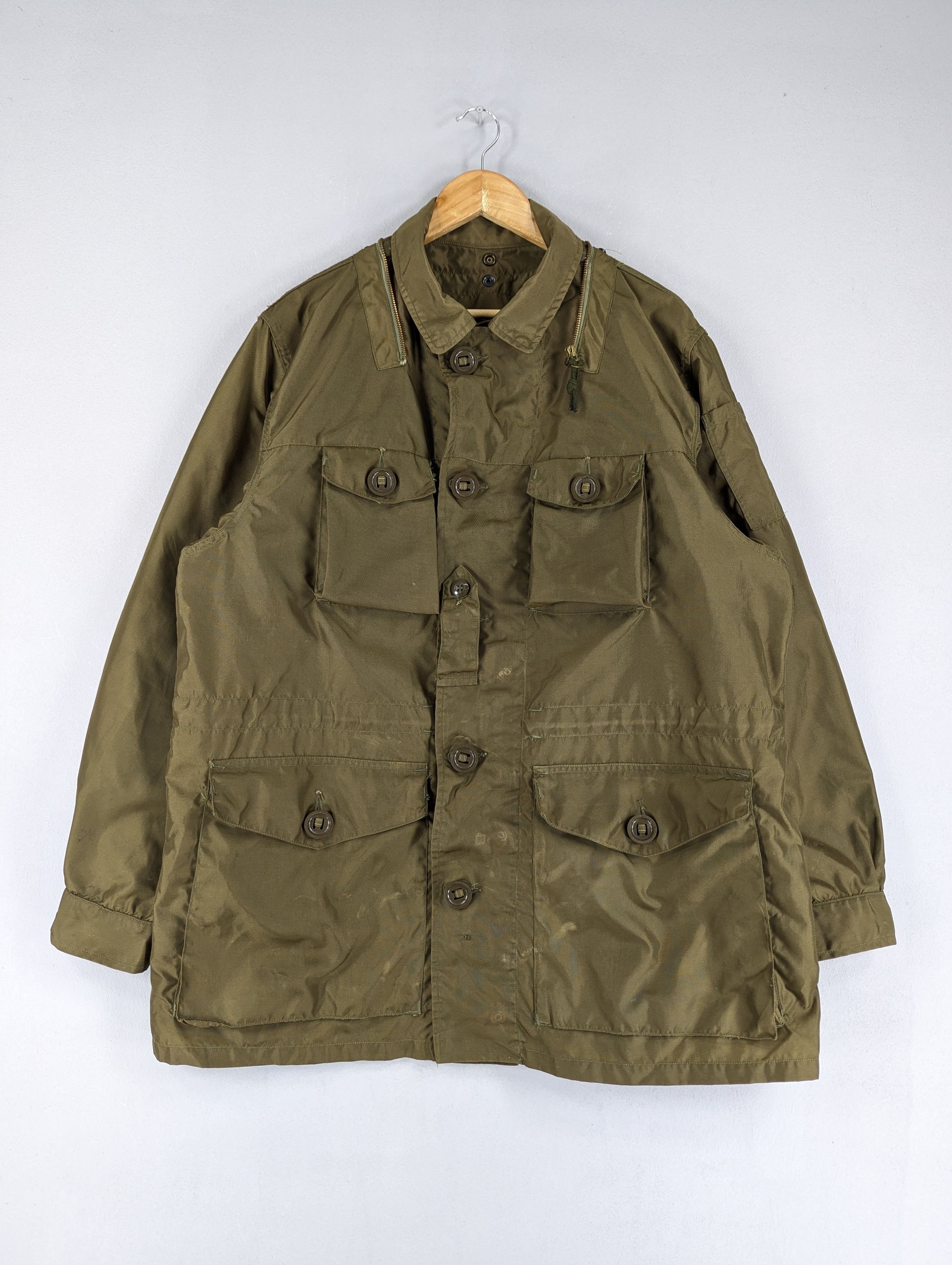 VTG (1967) Canadian Army OG 107 Jacket and Liner. Size 1