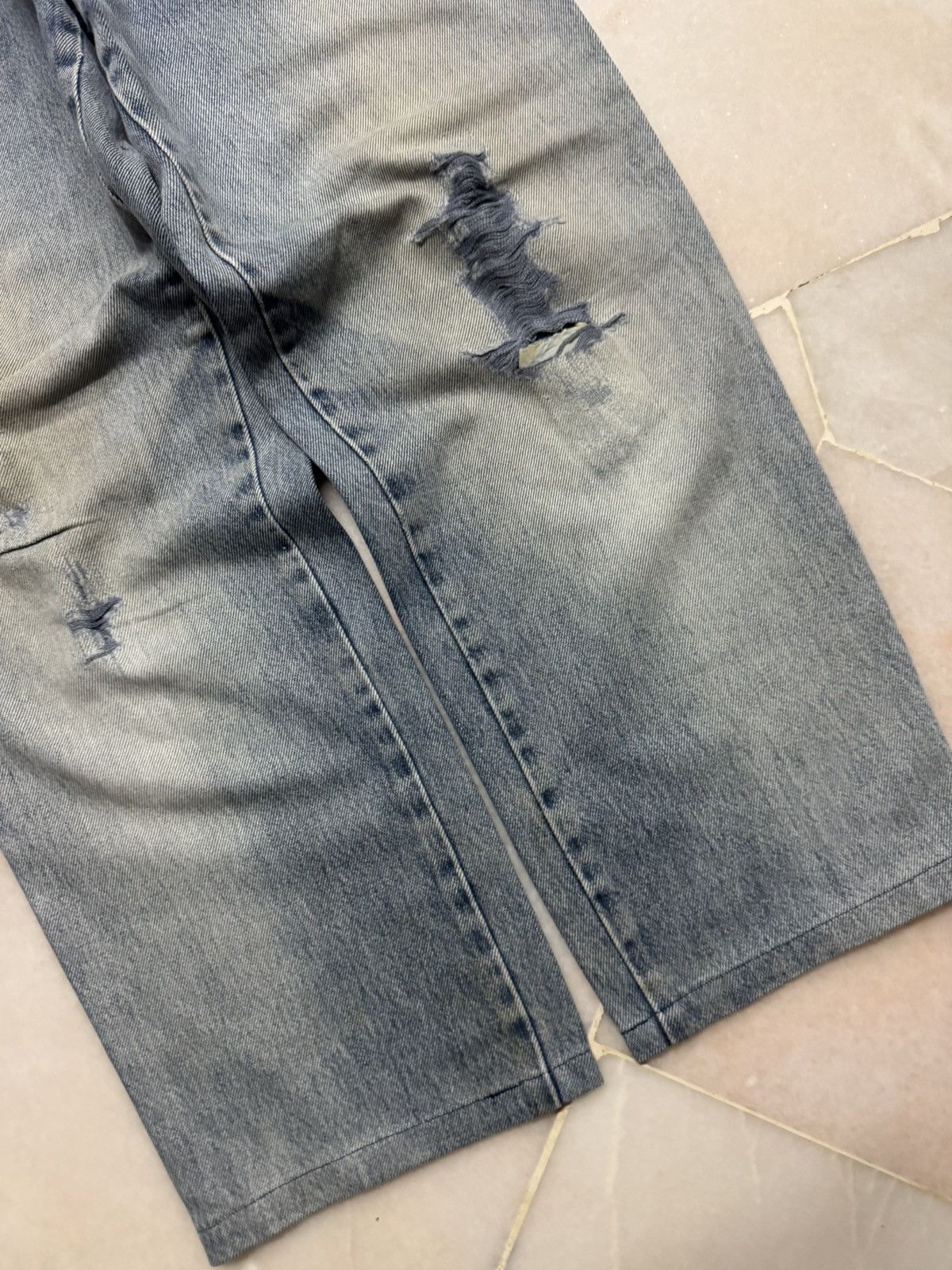 Iceberg 💥BAGGY💥90s WIDE ICEBERG MADE ITALY GRUNGE WASHED JEANS Size US 29 - 8 Thumbnail