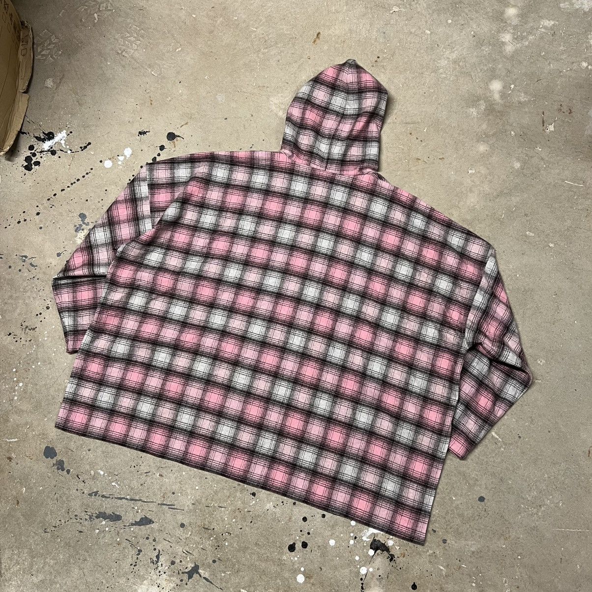 Celine Celine x Hedi Slimane Checkered Oversized Hoodie Woman SS22 ...