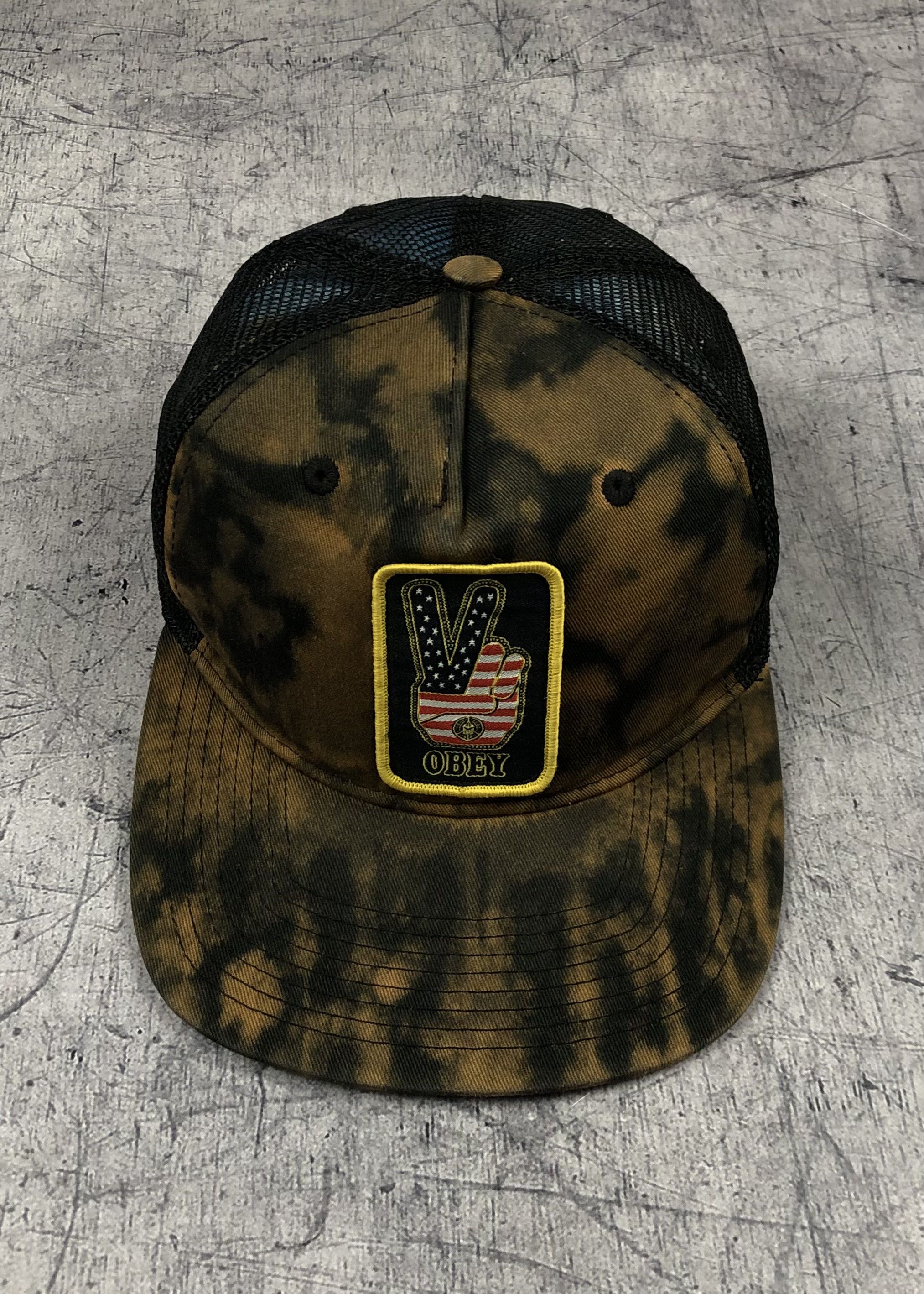Obey Vintage Obey USA Custom Trucker Cap Size ONE SIZE - 1 Thumbnail