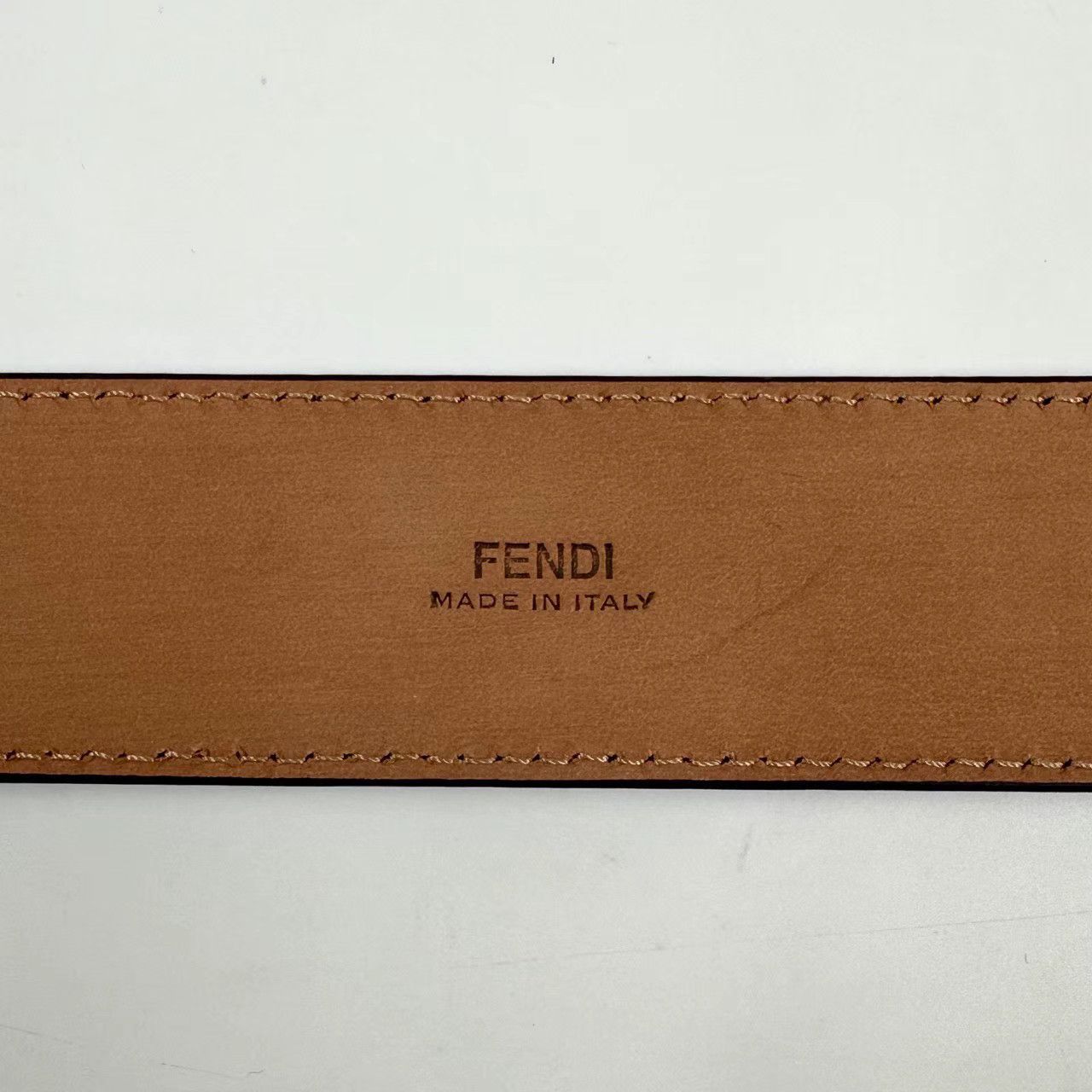 Fendi Fendi Double F Embossed Black Crystal Buckle Belt K12 Size ONE SIZE - 4 Thumbnail