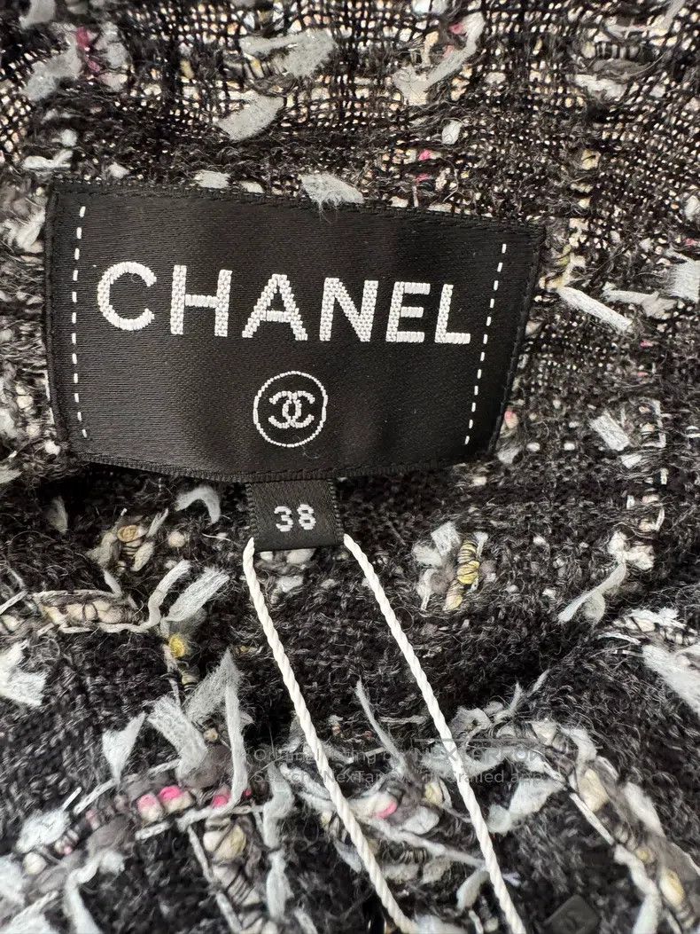 Chanel Chanel Handicraft Workshop Series Black and White Plaid Tw Size XS / US 0-2 / IT 36-38 - 3 Thumbnail
