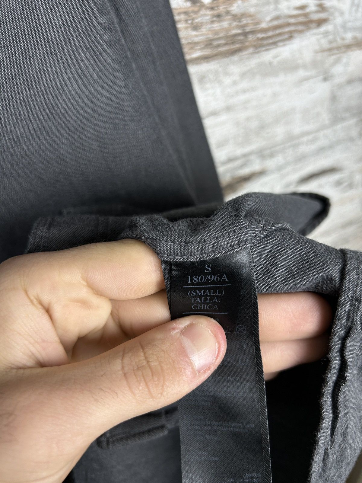 Allsaints Mens Vintage AllSaints Shirts button up luxury grey Japanese Size US S / EU 44-46 / 1 - 9 Thumbnail
