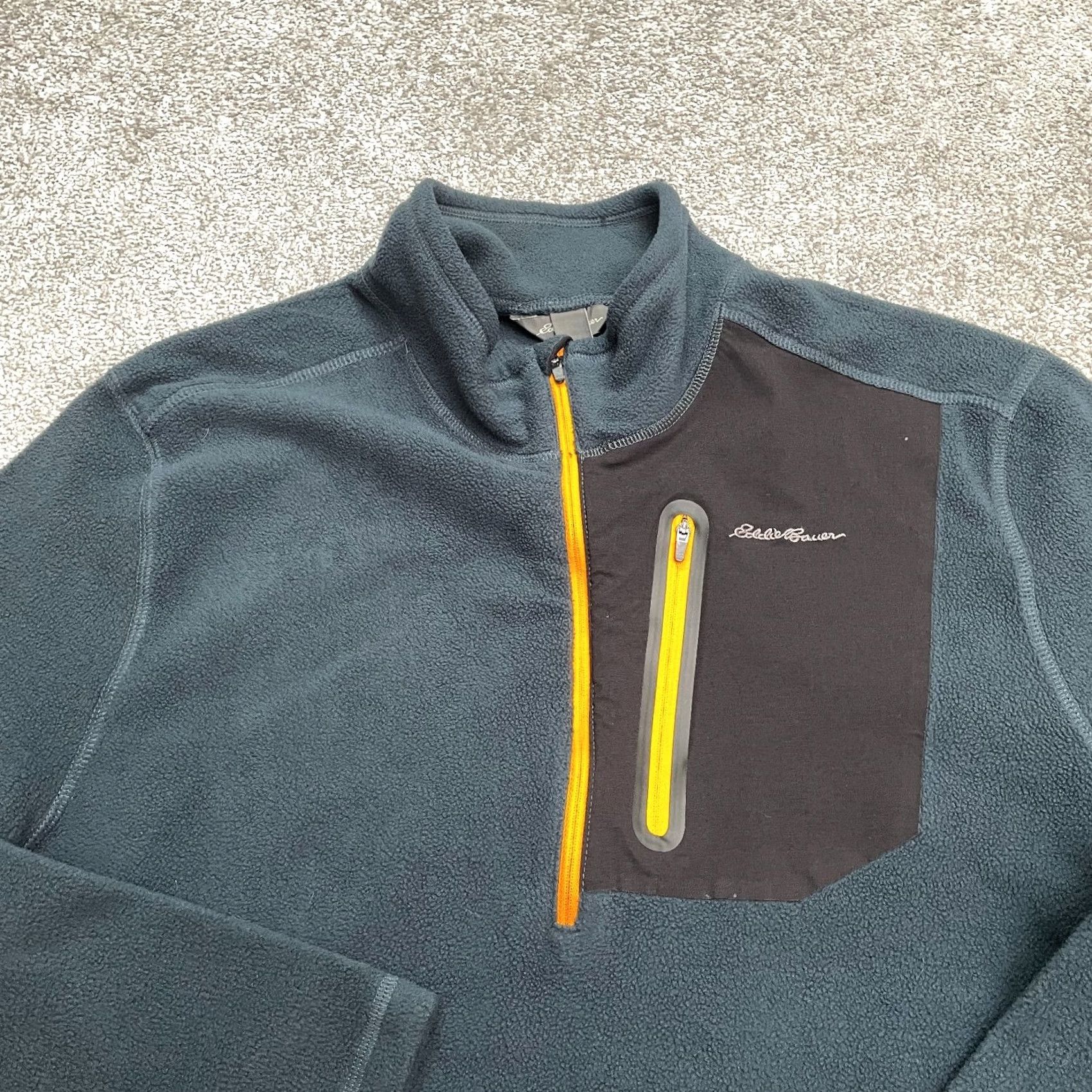 Eddie Bauer Eddie Bauer Cloud Layer Pro Fleece Jacket Mens XL Blue 1/4 Zip Outdoor Hiking Size US XL / EU 56 / 4 - 3 Thumbnail