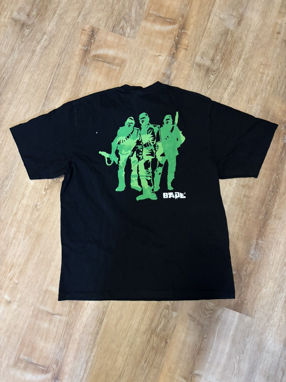 Bape Bape military tee size medium Size US M / EU 48-50 / 2 - 2 Thumbnail