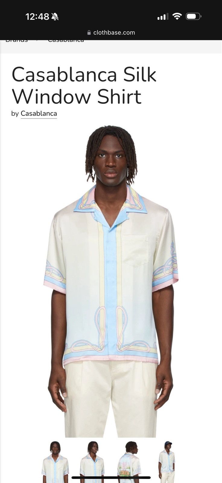 Casablanca Casablanca Silk Window Shirt Size US S / EU 44-46 / 1 - 2 Thumbnail