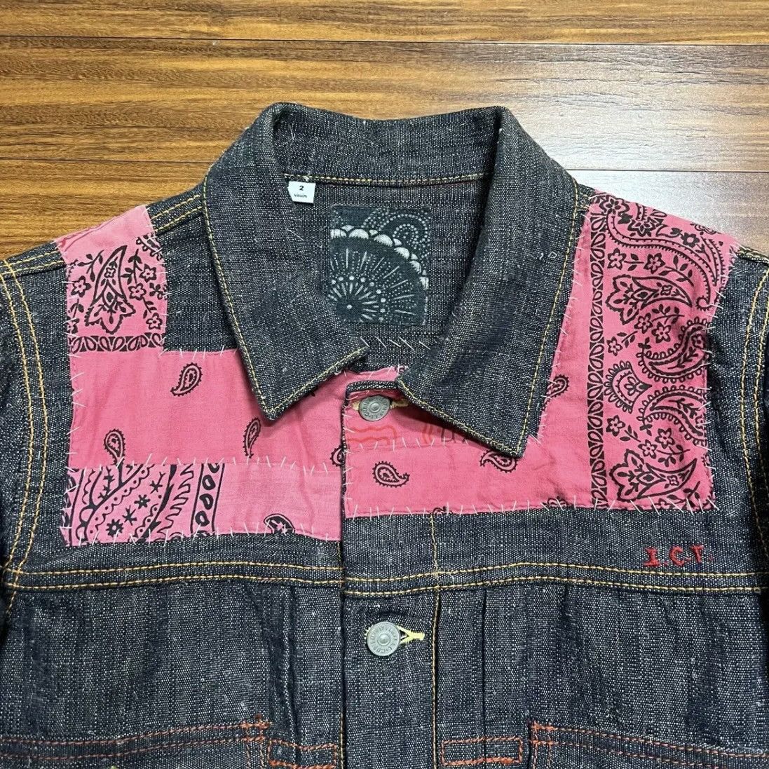 Visvim Visvim ICT FW16 Paisley Bandana 2nd Denim Jacket Size US M / EU 48-50 / 2 - 3 Thumbnail
