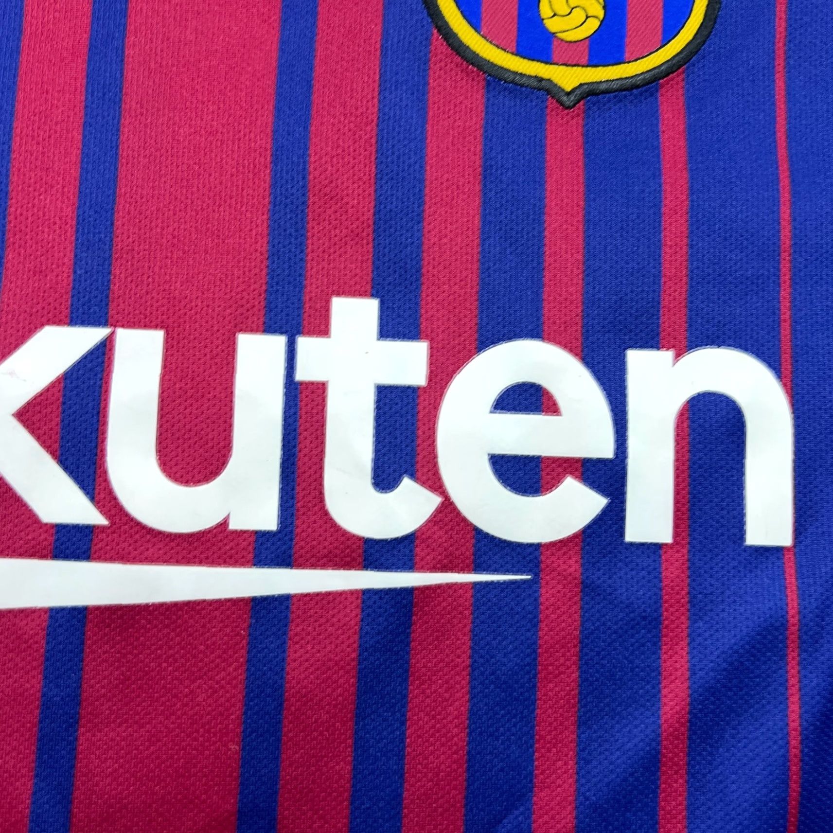 Nike Nike Barcelona 2017 2018 Home Football Jersey Shirt M Multicolor Soccer Dry Moisture Wicking Mens Size US M / EU 48-50 / 2 - 5 Thumbnail