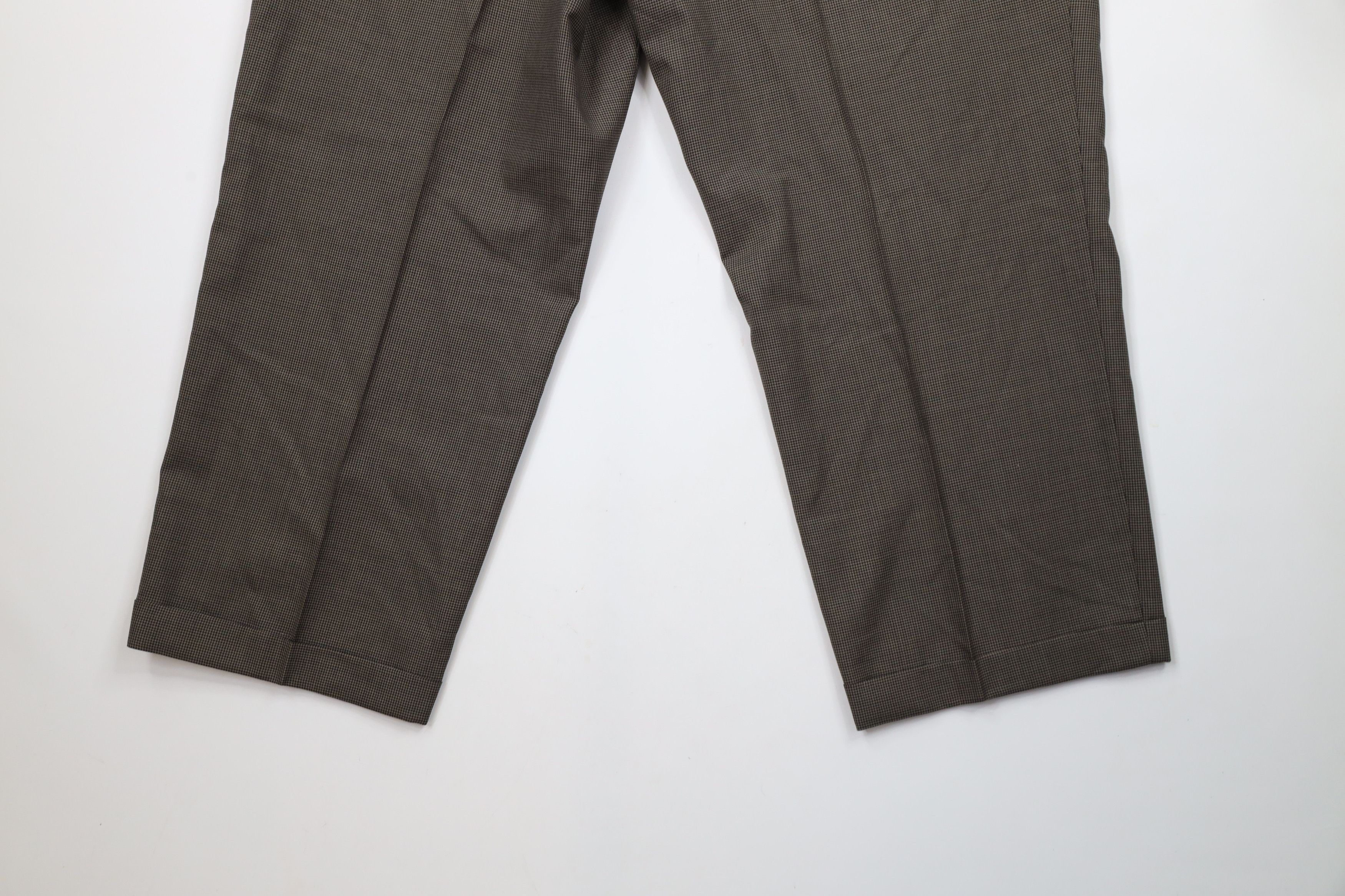Vintage Vintage 90s Streetwear Houndstooth Wide Leg Chino Pants Size US 38 / EU 54 - 10 Thumbnail