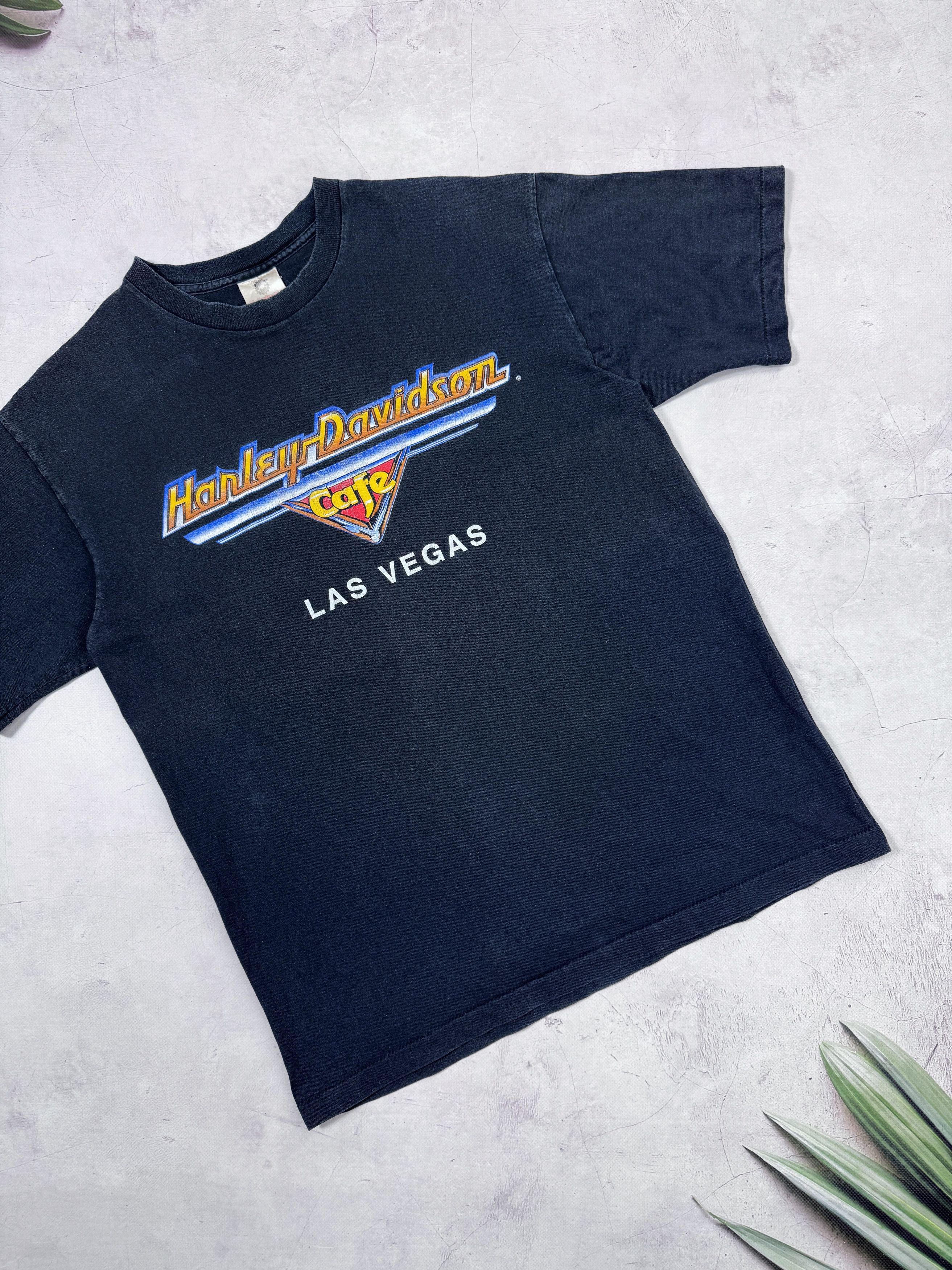 Harley Davidson Vintage Harley Davidson Cafe Las Vegas T-Shirt USA Made Size US M / EU 48-50 / 2 - 1 Thumbnail