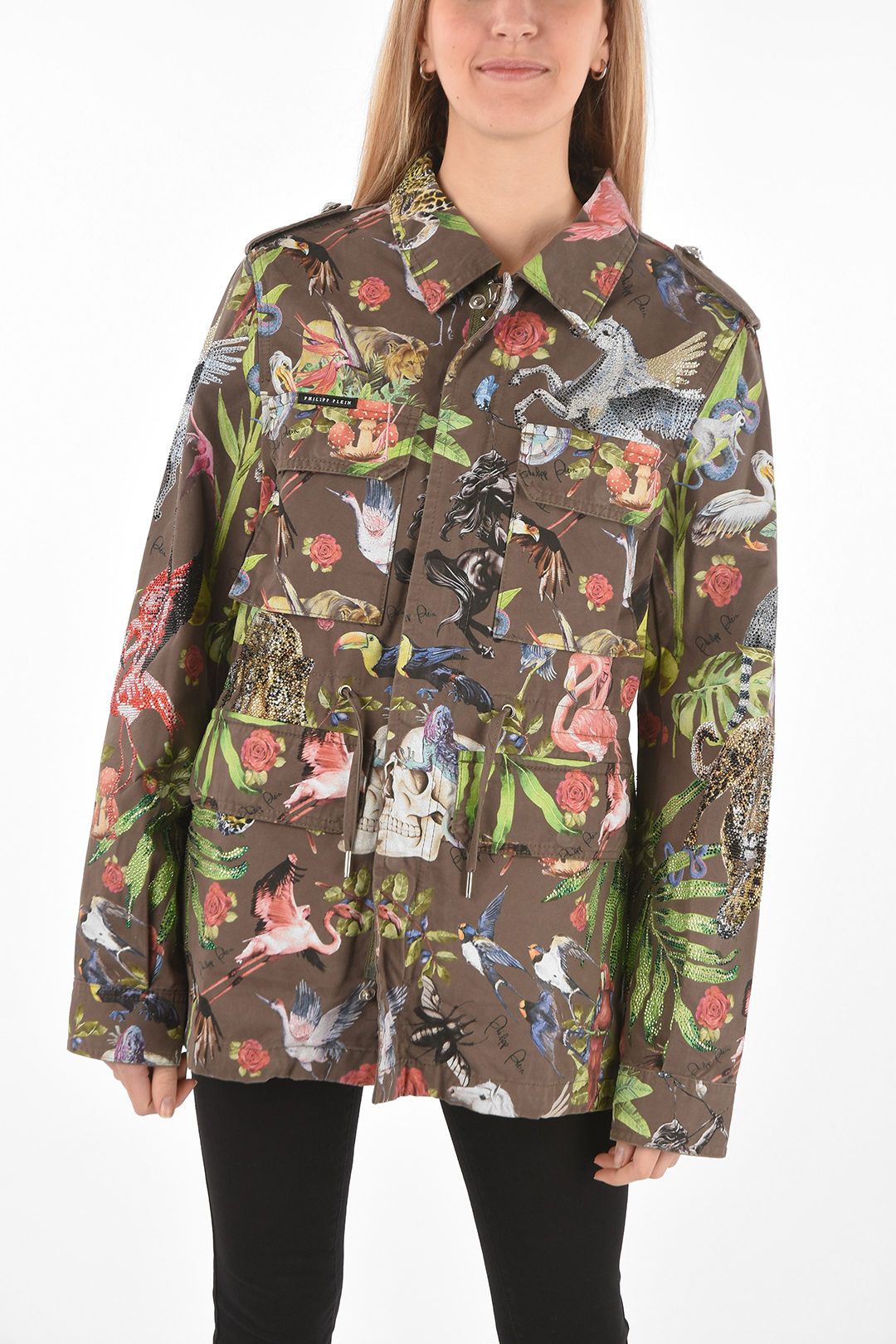 og1mm0324 Parkas in Multicolor