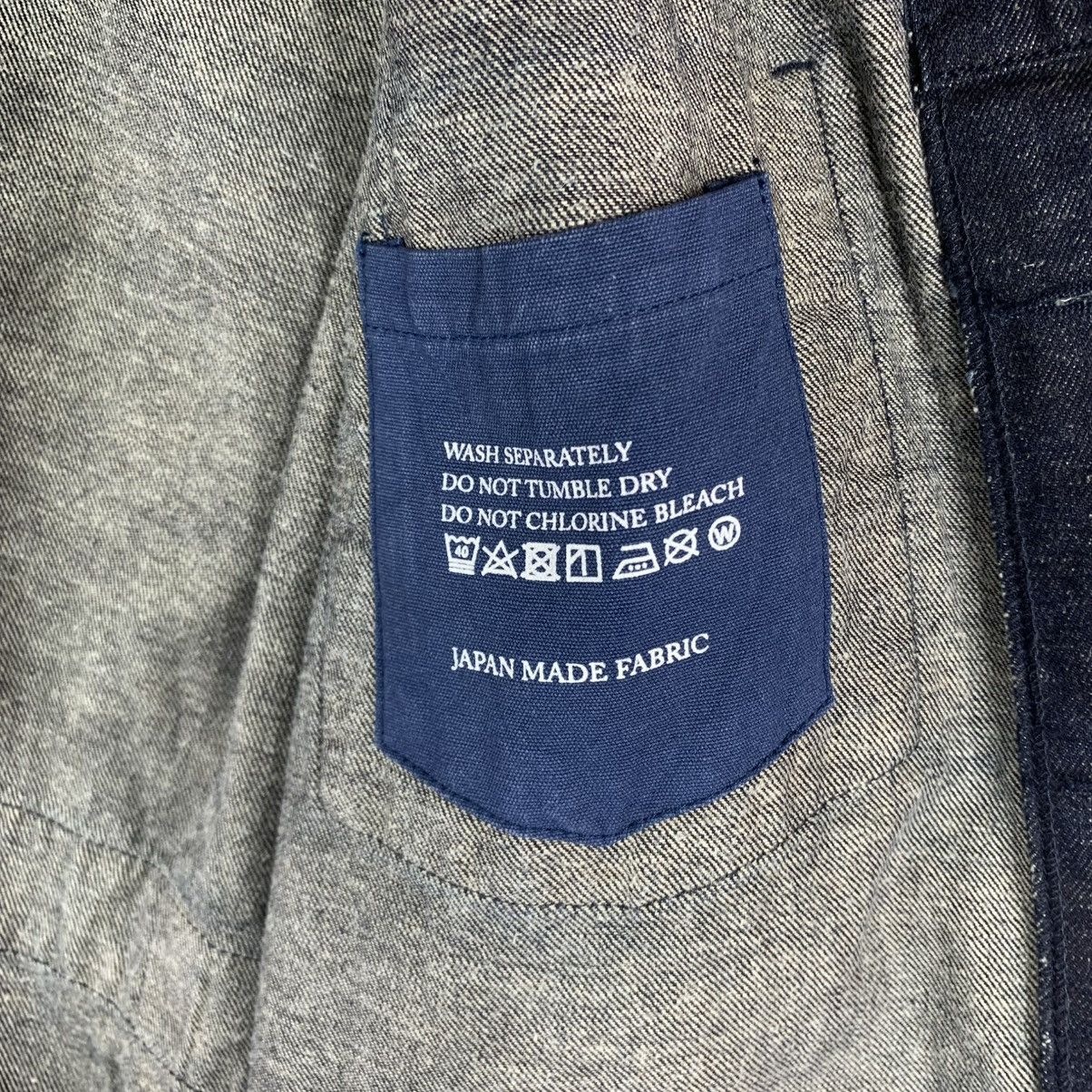 Blue Blue Japan × Japanese Brand VINTAGE GRAND GLOBAL OKAYAMA PREMIUM DENIM BUTTON JACKET Size US M / EU 48-50 / 2 - 15 Thumbnail