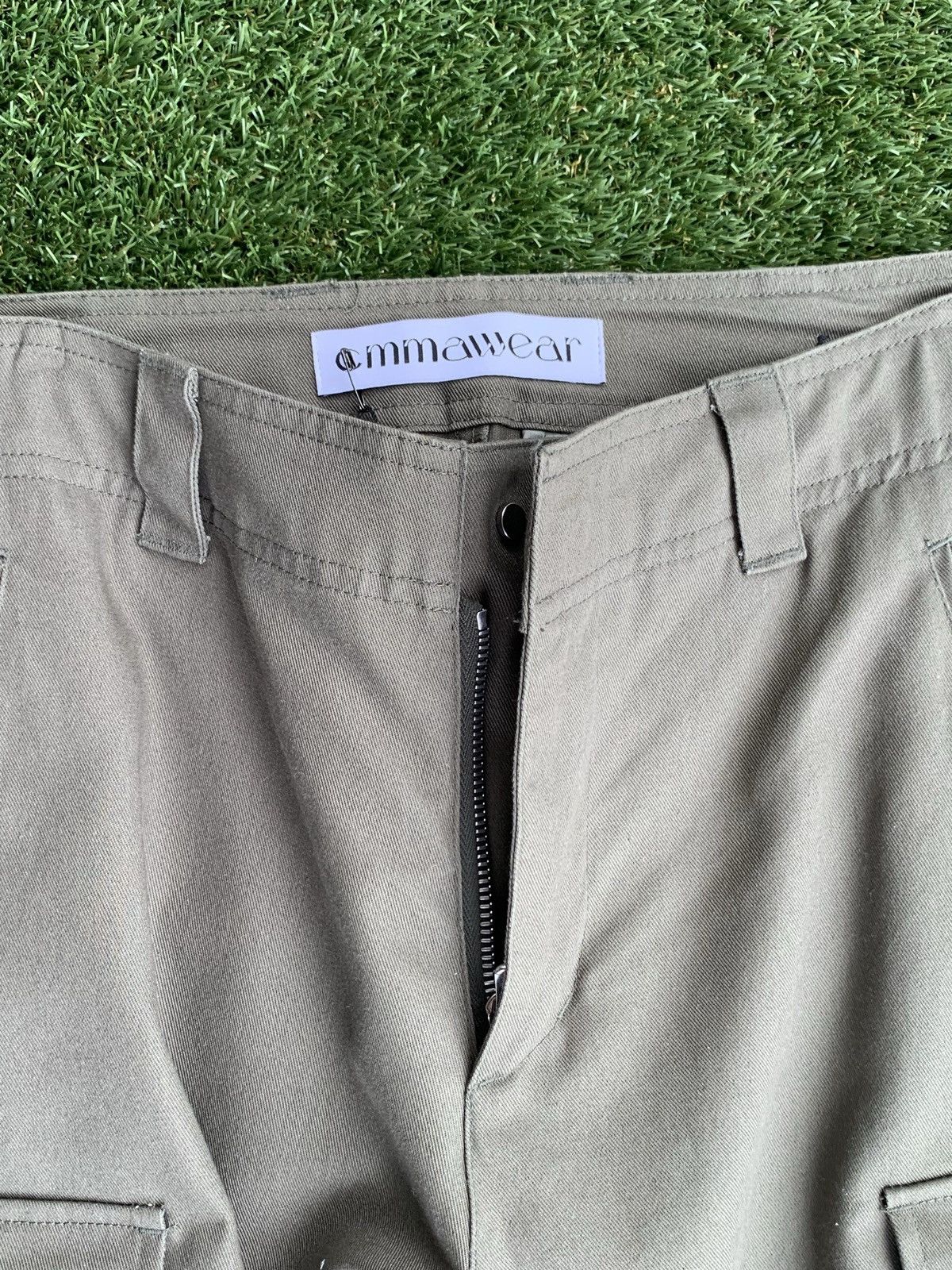 CMMAWEAR Cmmawear Hourglass Backzip Cargo Pants (Dark Sage Green) Size US 32 / EU 48 - 12 Thumbnail