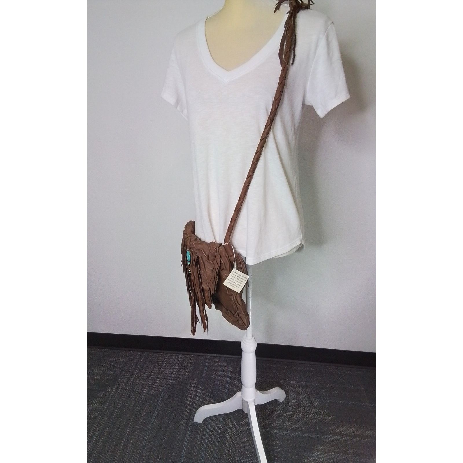 Other Freelance Design USA Purse Leather Brown Handbag NWT Size ONE SIZE - 5 Thumbnail