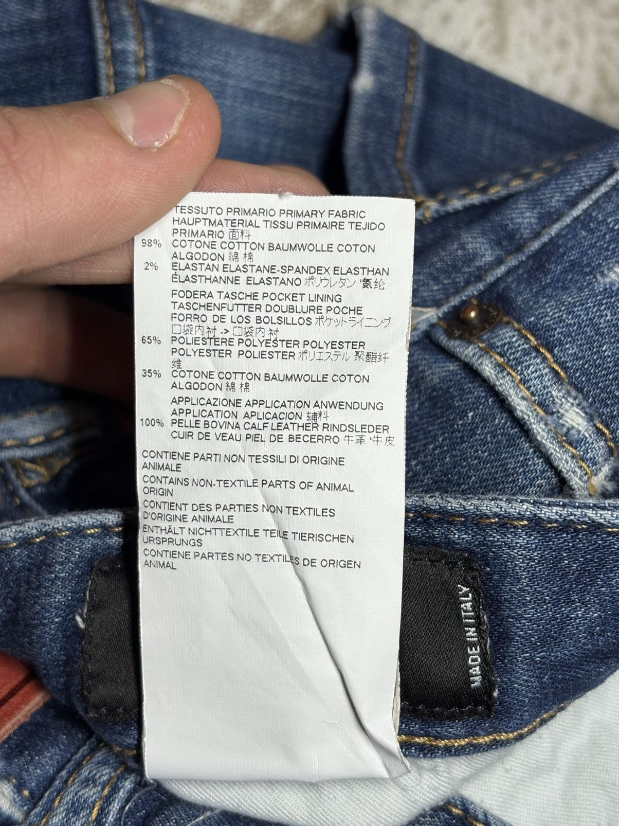 Dsquared2 🔥 Dsquared2 Cool Guy Jeans S74LB0330 Distressed Blue Denim Size US 34 / EU 50 - 11 Thumbnail