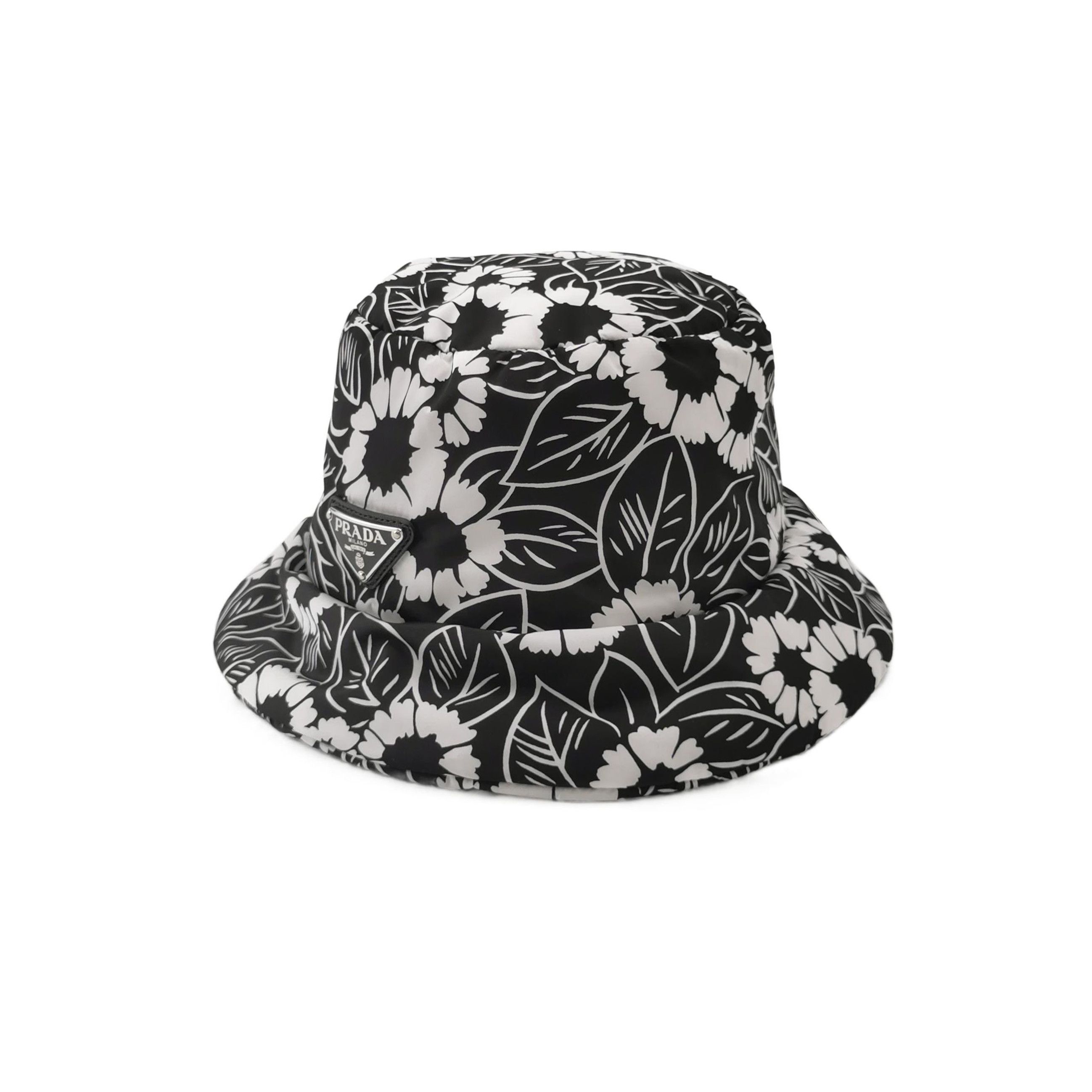 Prada Prada Floral Re-Nylon Bucket Hat Size L Size ONE SIZE - 1 Thumbnail