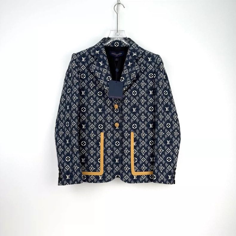 Louis Vuitton Louis Vuitton Dark blue with classic logo blazer 2505-Nexta Size XS / US 0-2 / IT 36-38 - 3 Thumbnail