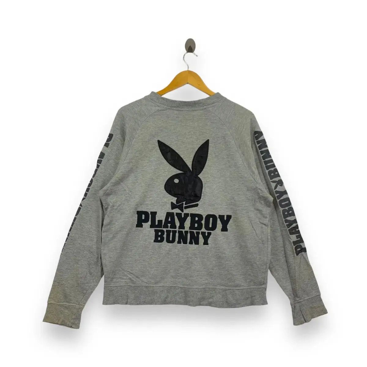 Playboy Vintage PLAYBOY BUNNY Head Sleeve Logo Magazine Size US XL / EU 56 / 4 - 1 Thumbnail
