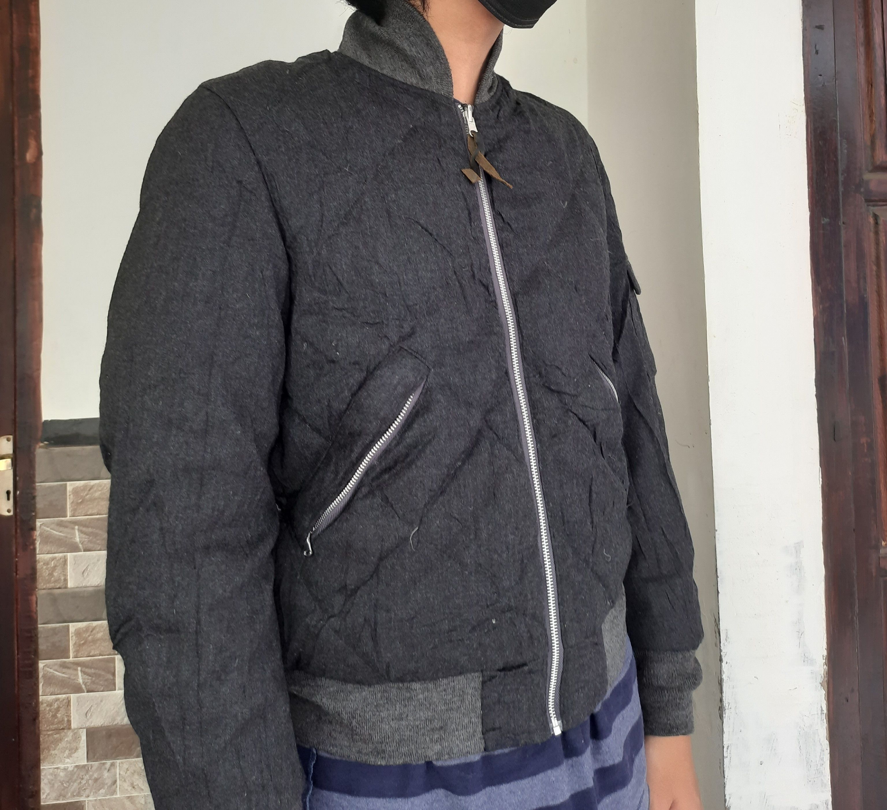Nanamica Reversible nanamica wool puffer down jacket Size US S / EU 44-46 / 1 - 14 Thumbnail