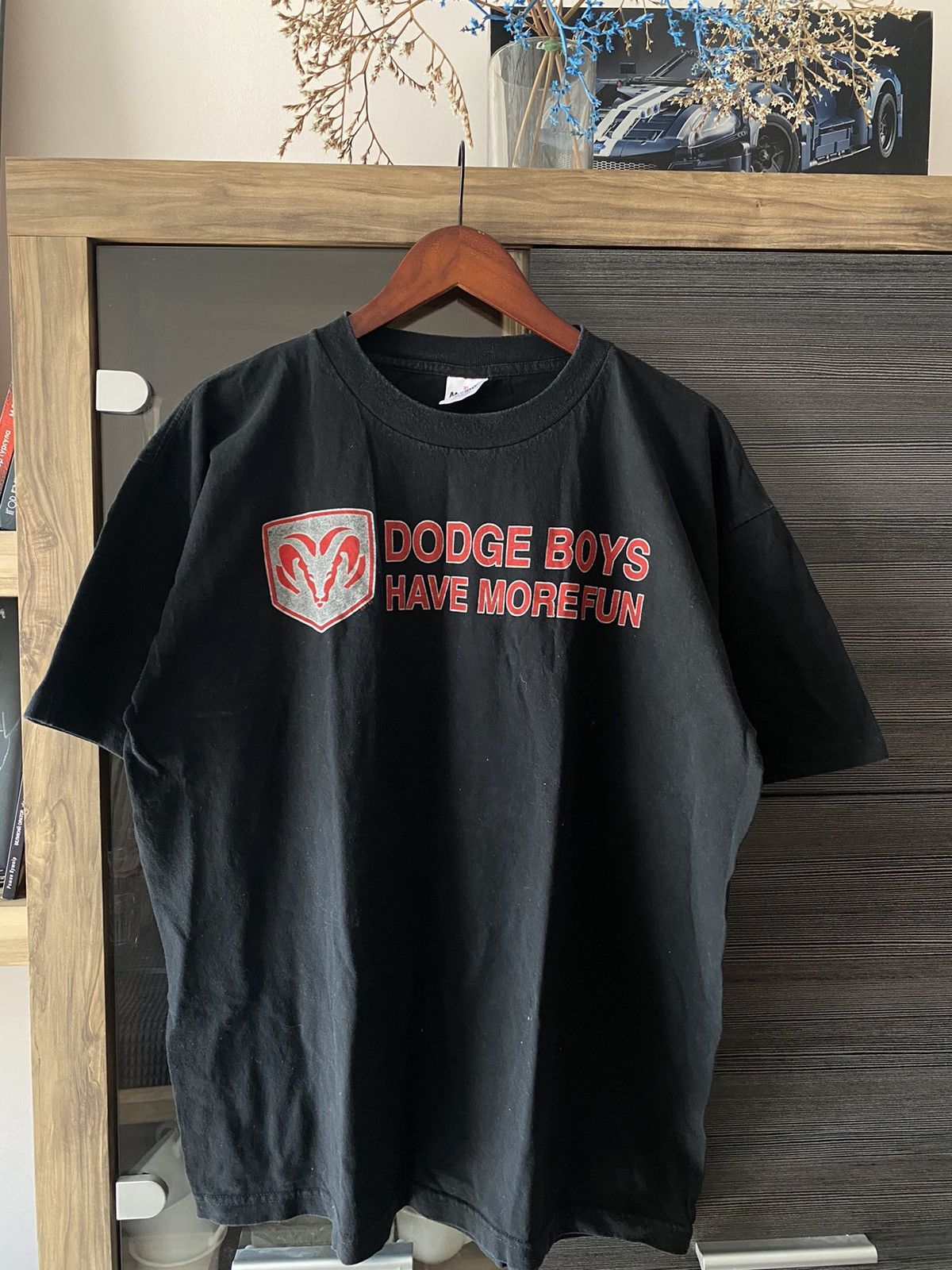 Vintage Dodge Boys Have More Fun Tee 90s Murina USA Single Stitch Size US XL / EU 56 / 4 - 1 Thumbnail