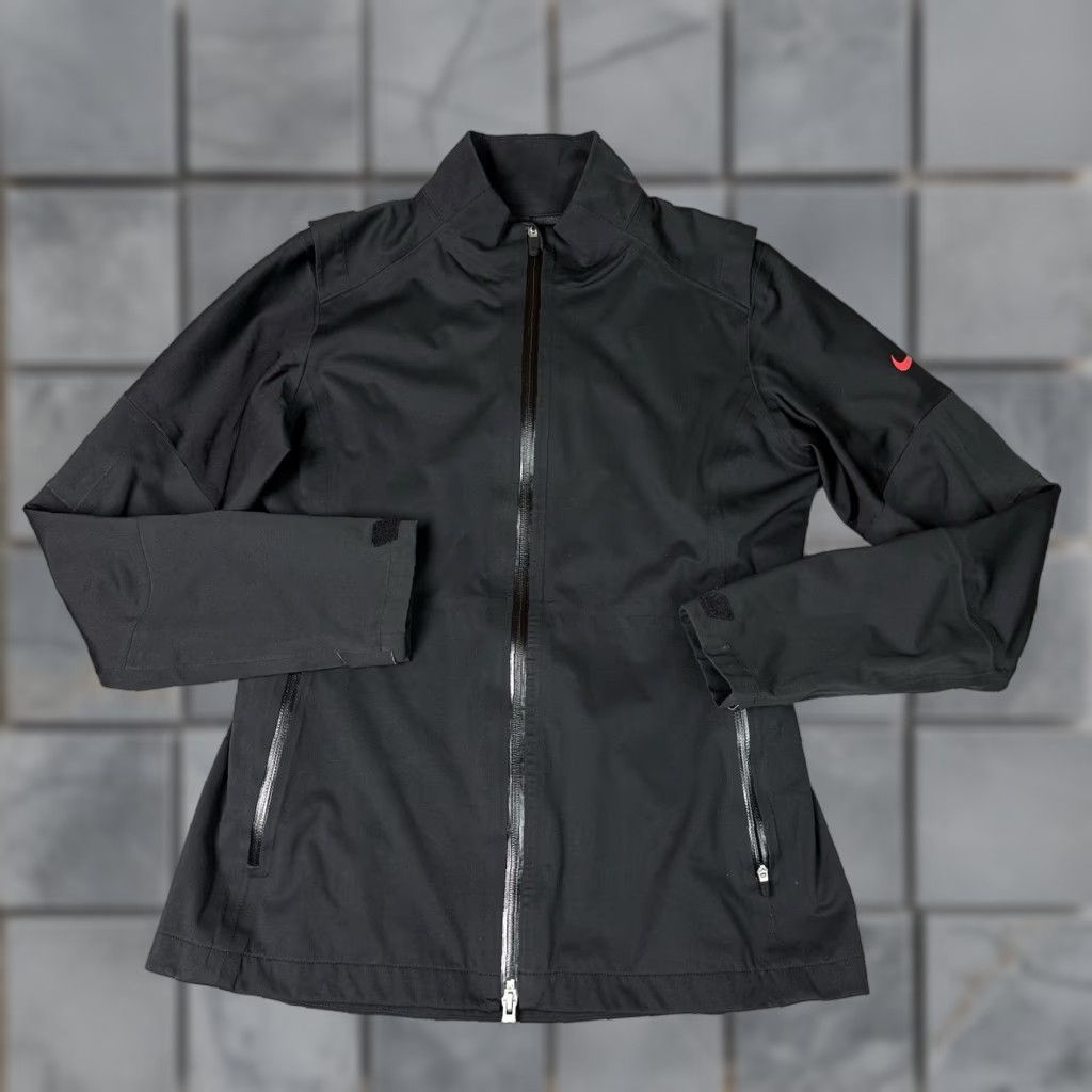 Nike Nike Golf Jacket Womens Medium Black Storm Fit Softshell Windbreaker Activewear Size M / US 6-8 / IT 42-44 - 1 Thumbnail