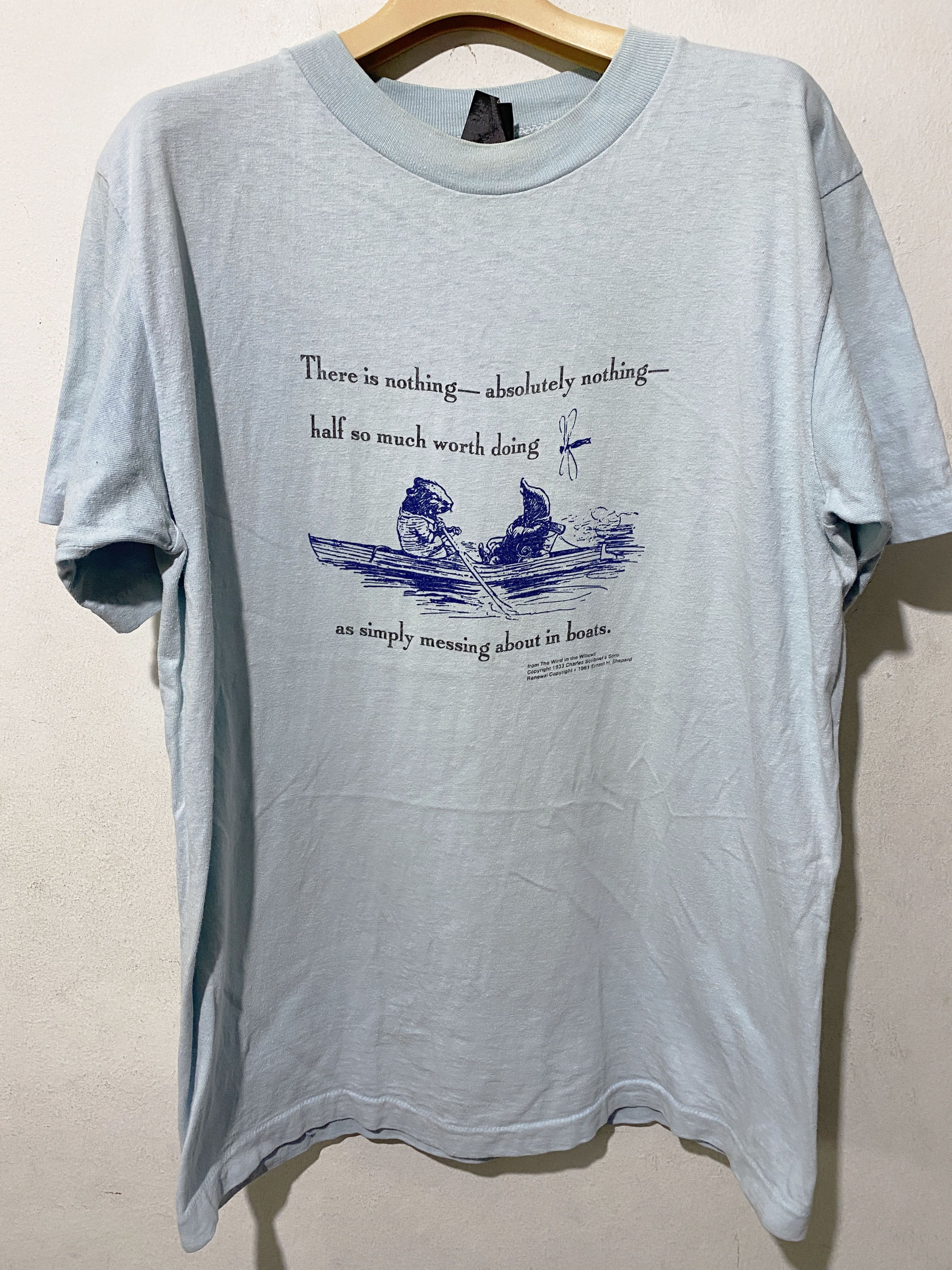 Vintage Vintage 80s The Wind in the Willows Shirt Size US L / EU 52-54 / 3 - 1 Thumbnail