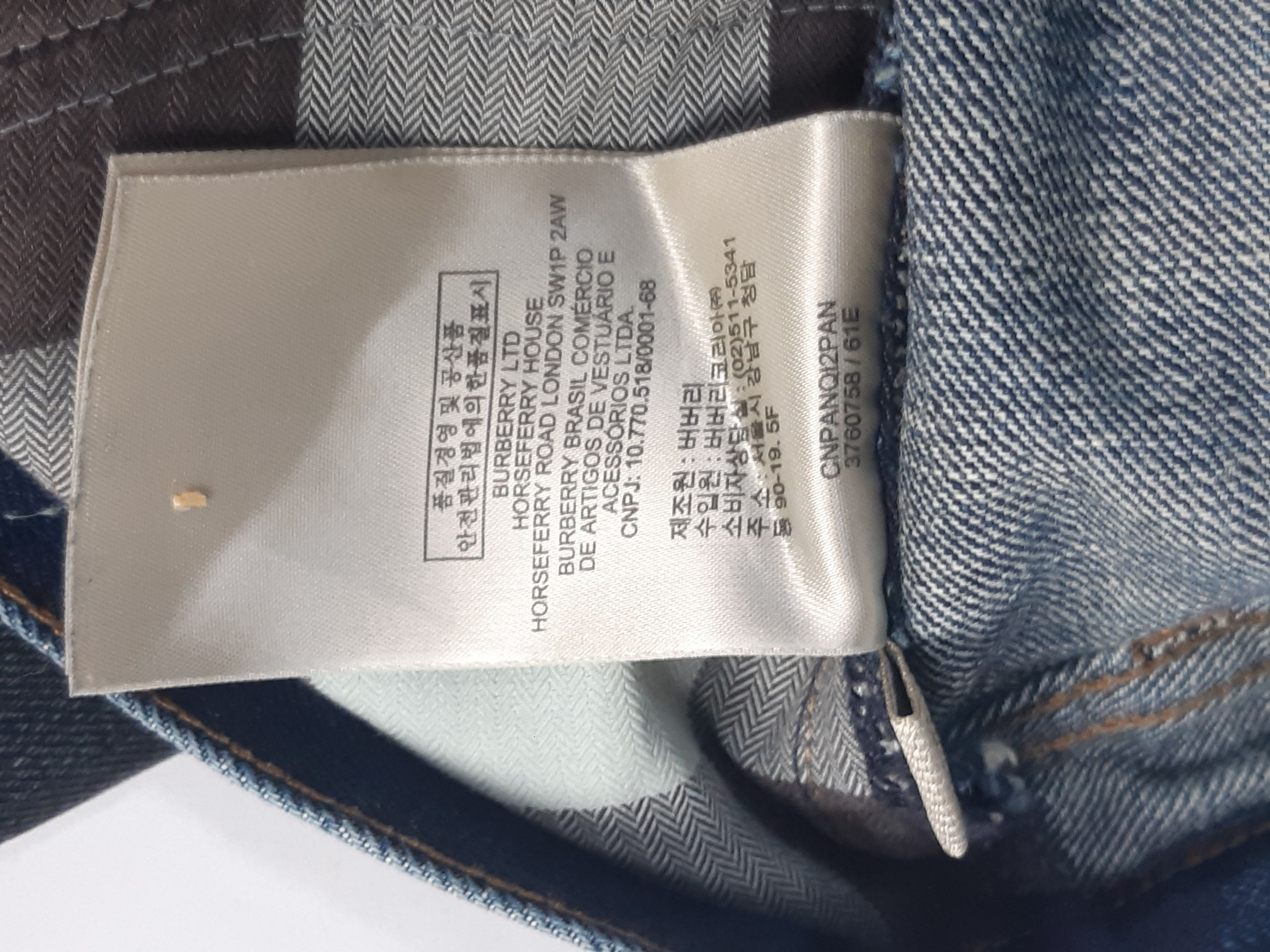 Burberry BURBERRY Brit Slim Jeans size 33W/34L NEW Size US 33 - 8 Thumbnail