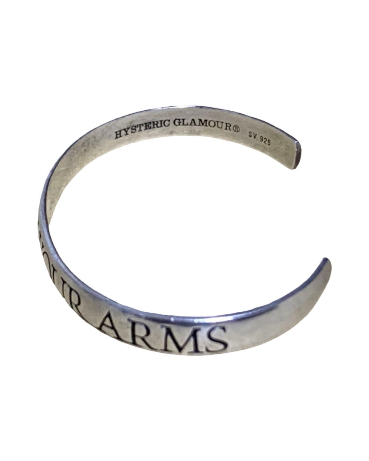 Hysteric Glamour SV 925 Silver Bangle Bracelet Size ONE SIZE - 3 Thumbnail