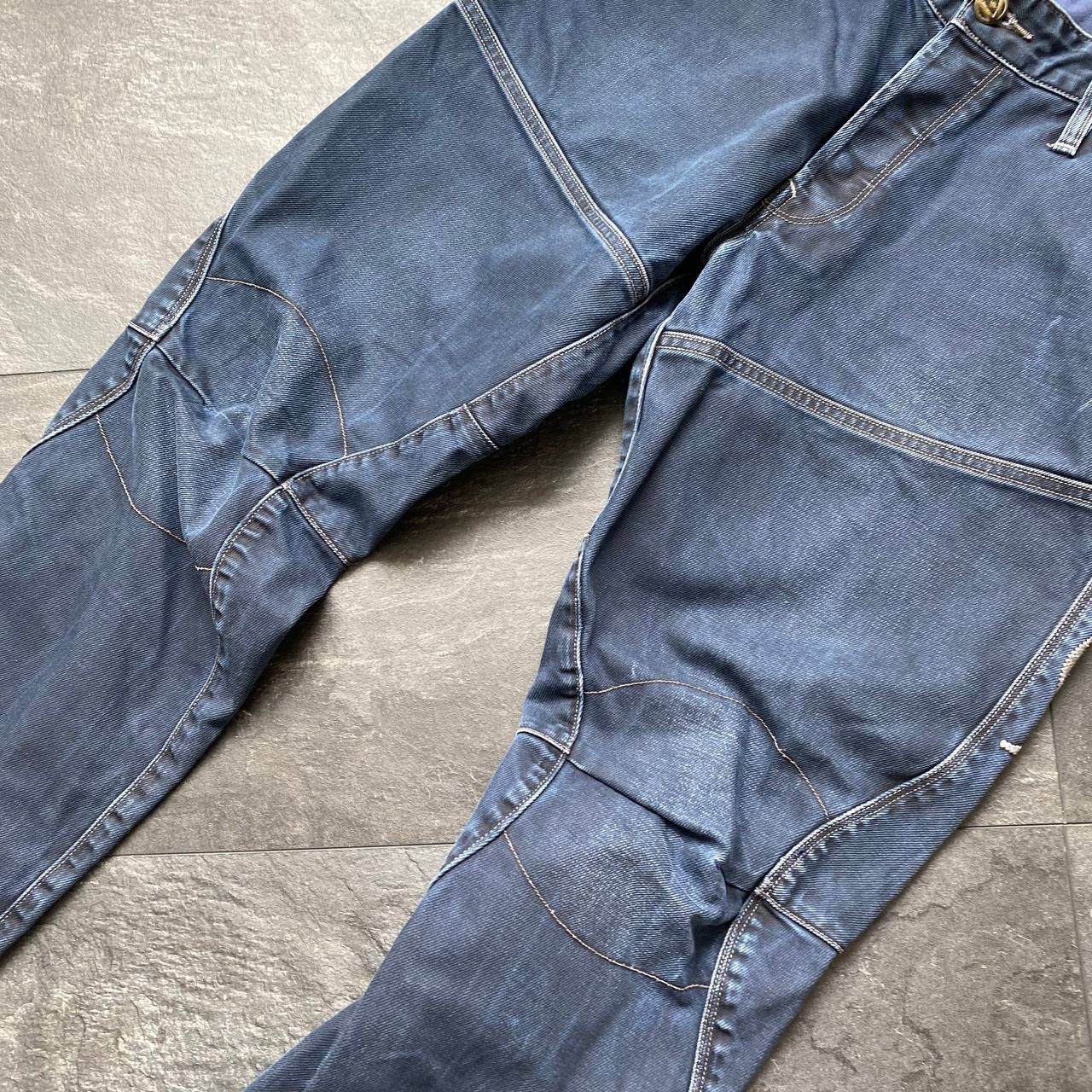 G-Star × Japanese Brand × Vintage Vintage Gstar Raw 96 Jeans Big Logo Baggy Streetwear Size US 34 / EU 50 - 11 Thumbnail