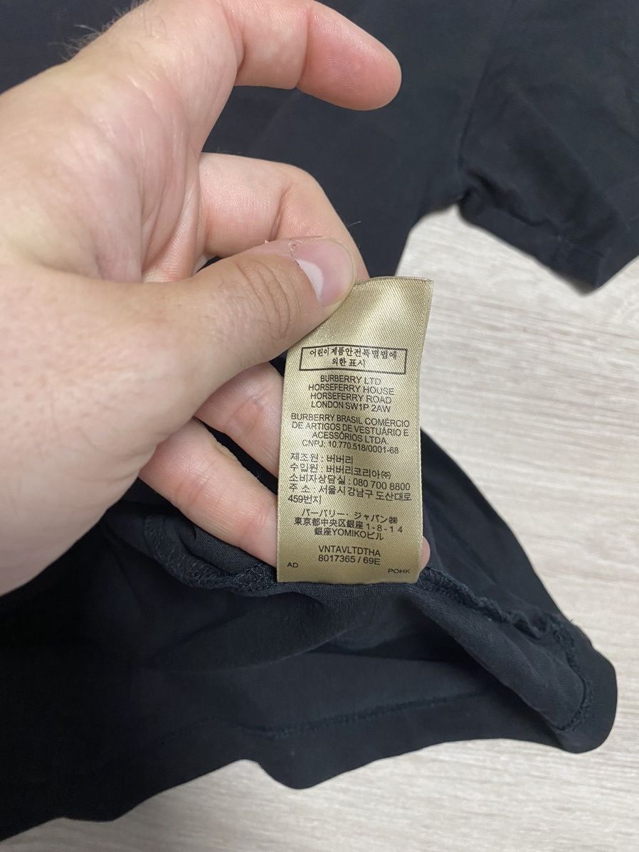 Burberry Burberry Uniform T-shirt black edition size XS Size US XS / EU 42 / 0 - 8 Thumbnail