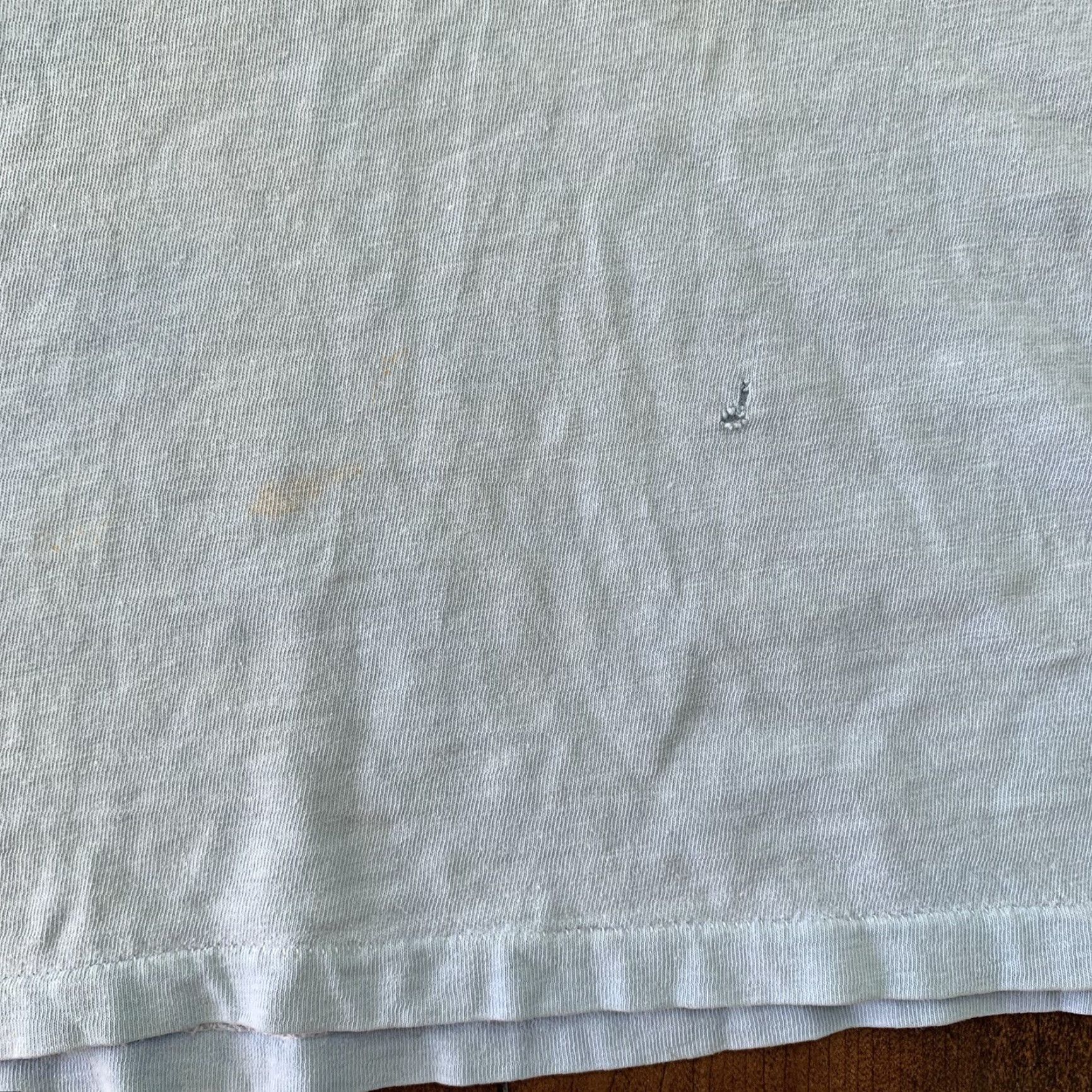Nike VINTAGE Nike T Shirt Mens 1979 Pre Trail Run Prefontaine Tee 70s Pinwheel Geisha Blue L Mens Size US L / EU 52-54 / 3 - 3 Thumbnail