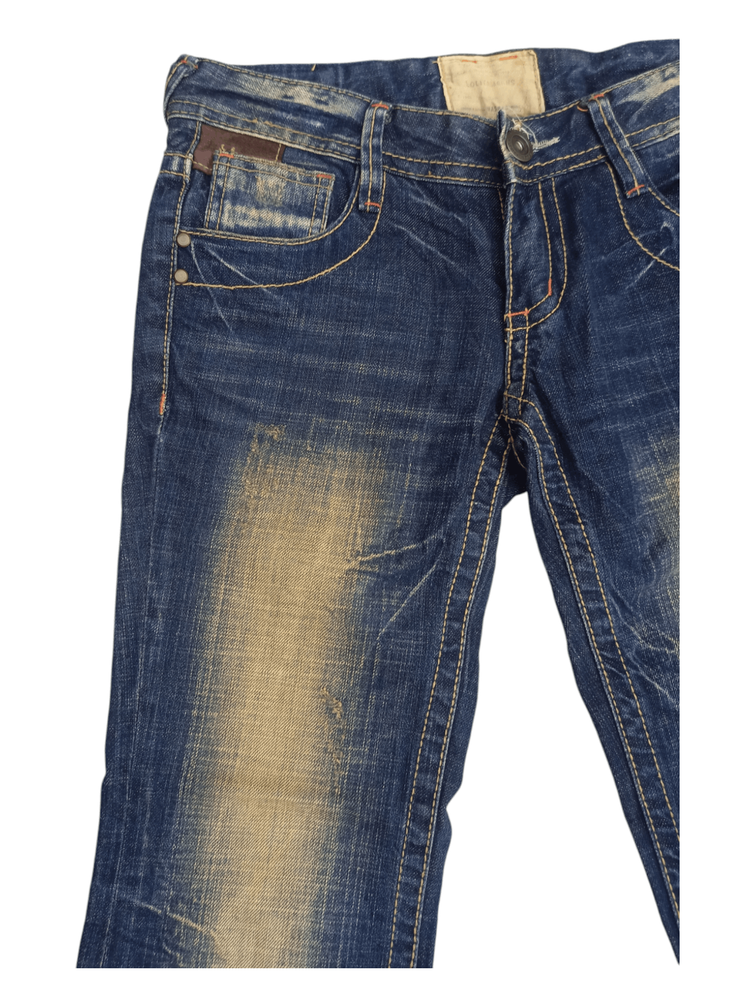 Japanese Brand Lolita Leather Bomdage Mudmax If Six Style Flare Denim Size US 29 - 6 Thumbnail