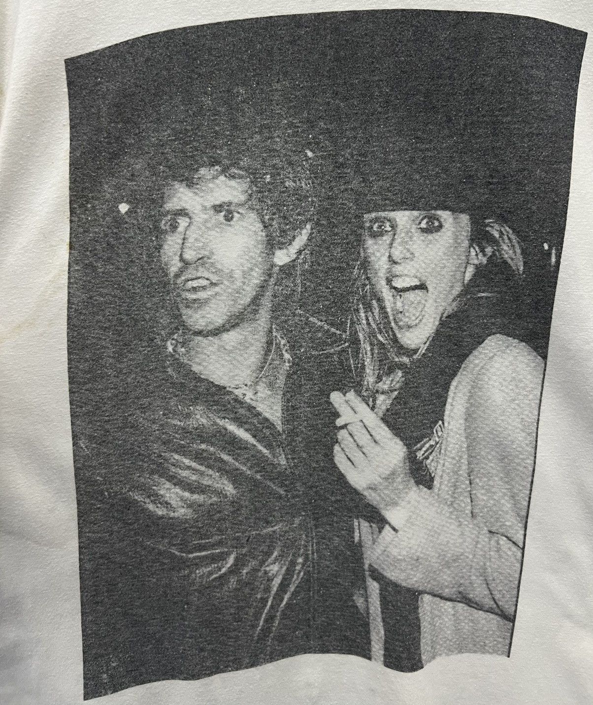 Rare Vintage Keith Richards, wife Patti Hansen SHIRT, image size:1204x1432